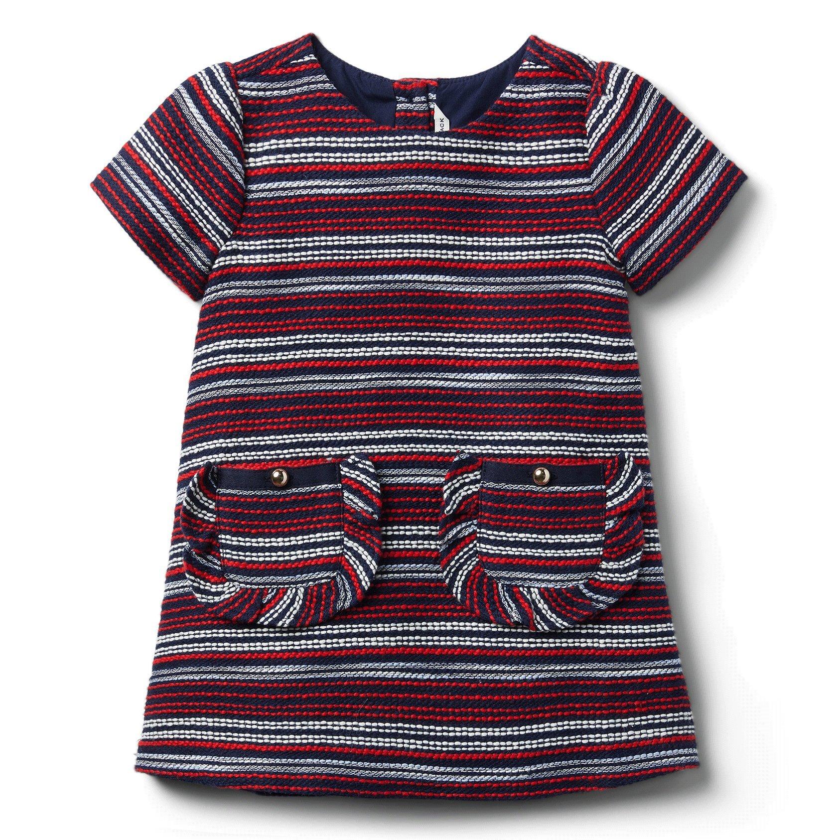 Bouclé Ruffle Pocket Dress image number 0
