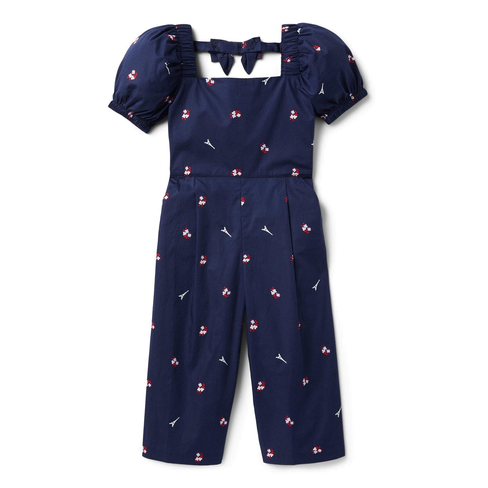 Floral Eiffel Tower Jumpsuit image number 0
