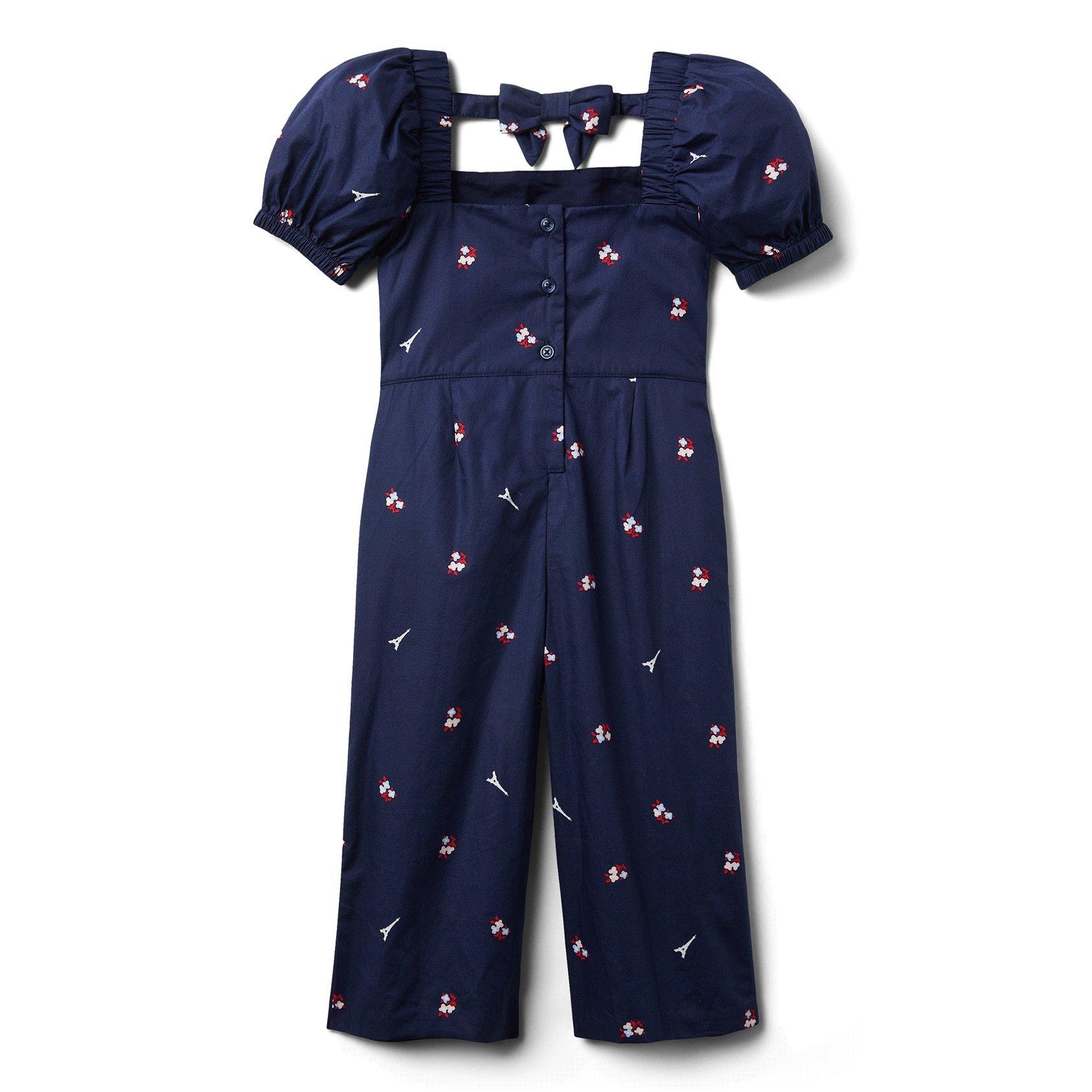 Floral Eiffel Tower Jumpsuit image number 1
