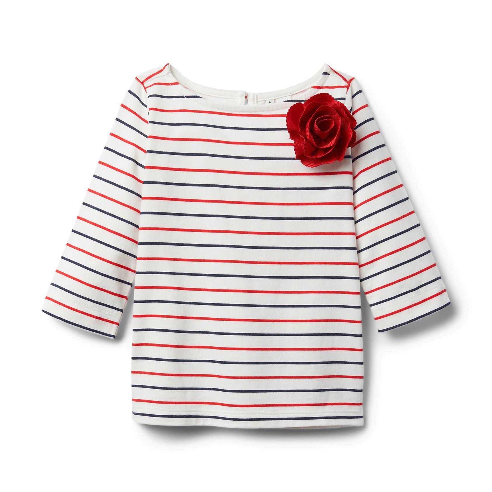 Striped Flower Top 