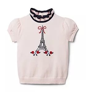 Ruffle Eiffel Tower Sweater