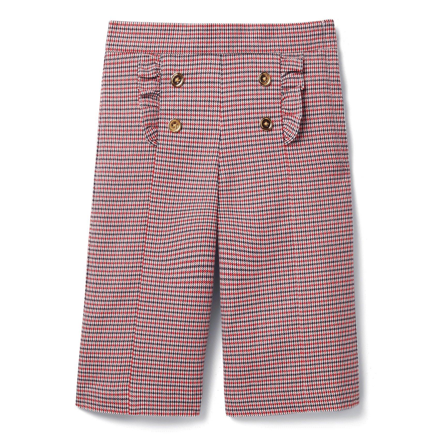 Plaid Jacquard Wide Leg Pant image number 0