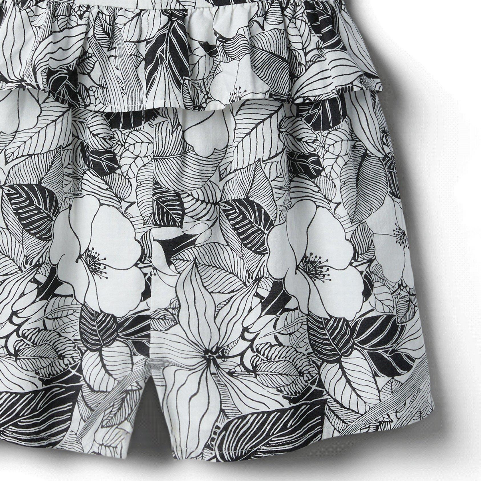 Floral Peplum Romper image number 2