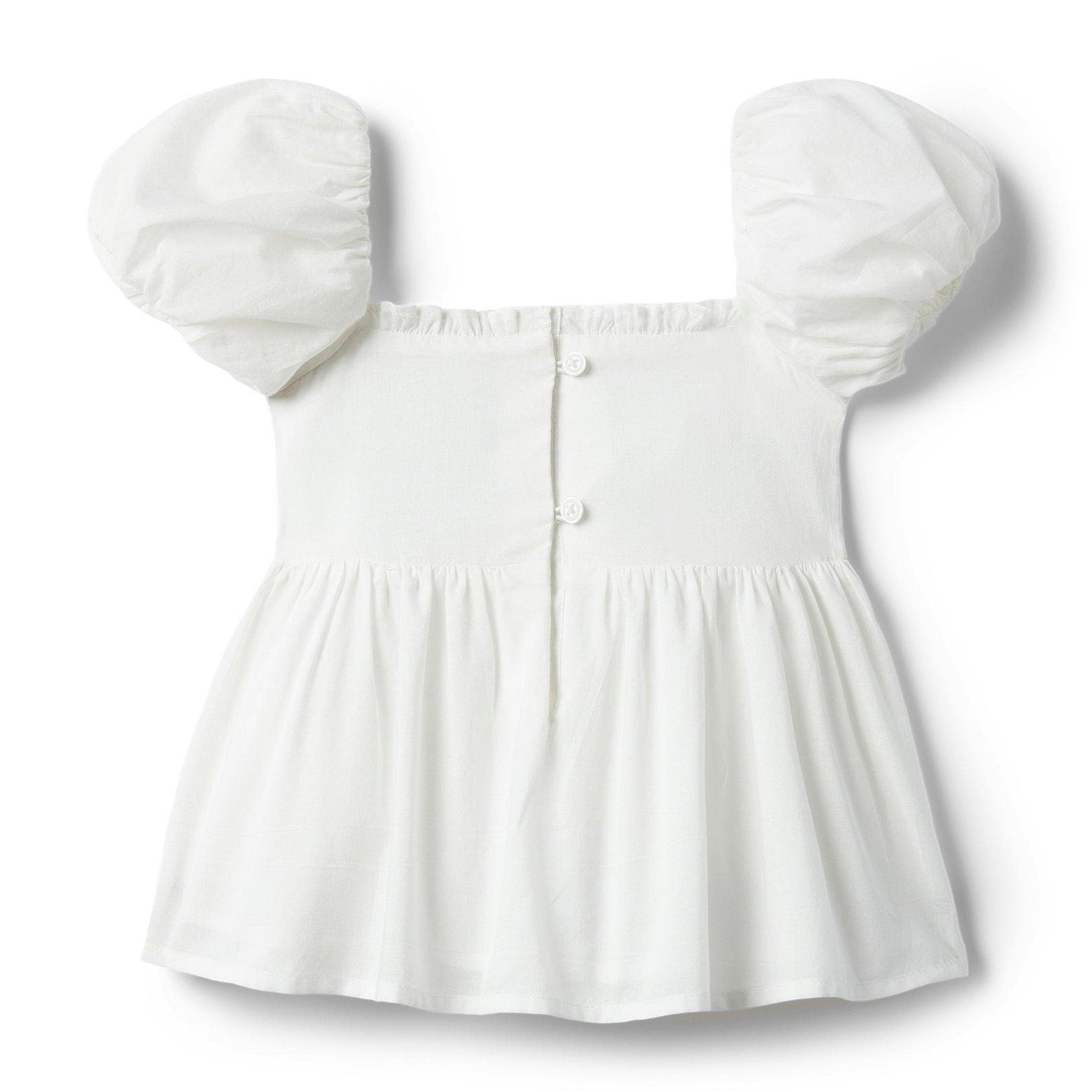 Embroidered Puff Sleeve Top image number 2