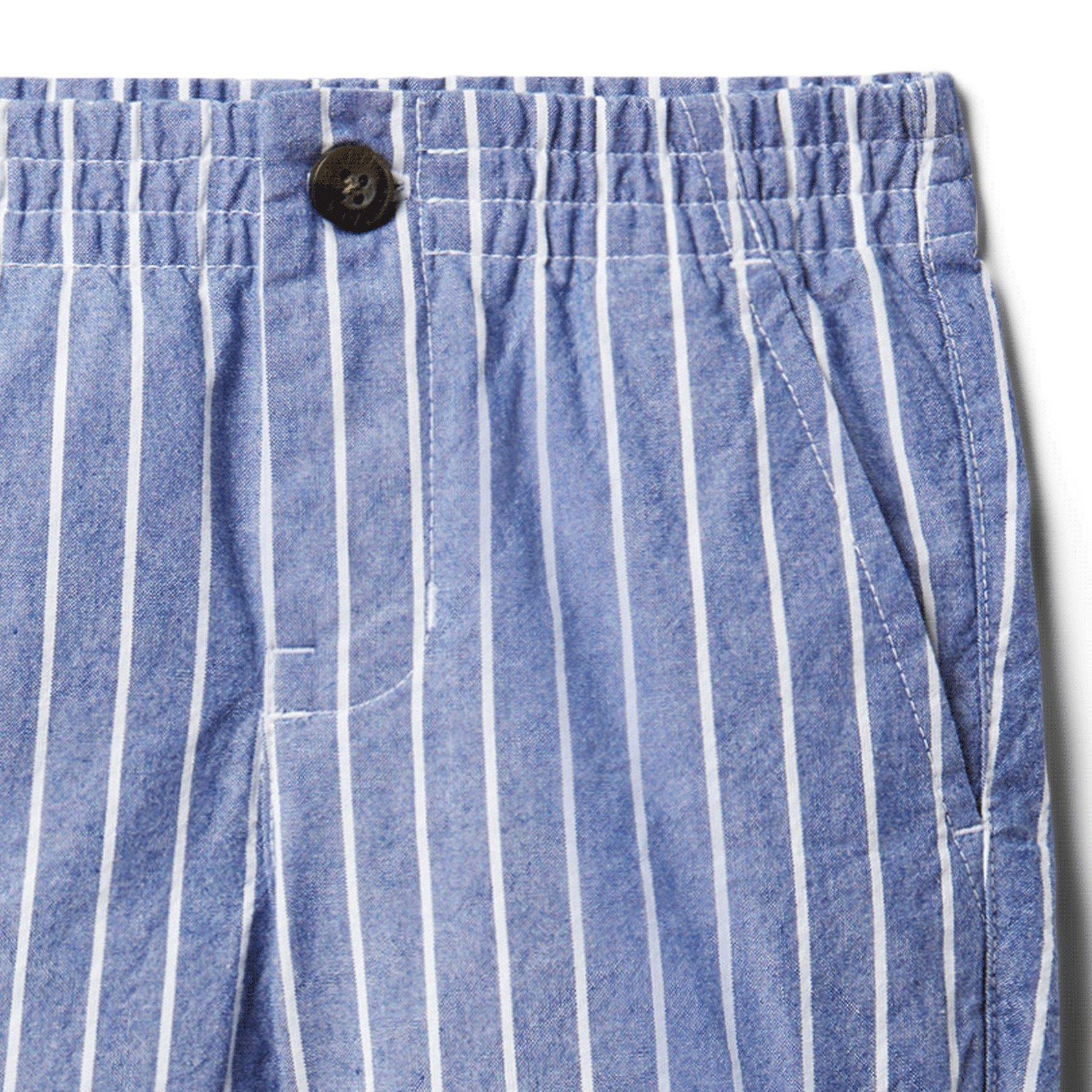 Striped Poplin Short  image number 1