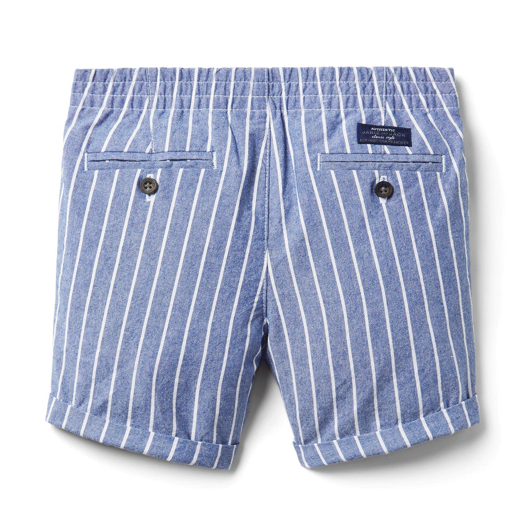 Striped Poplin Short  image number 3