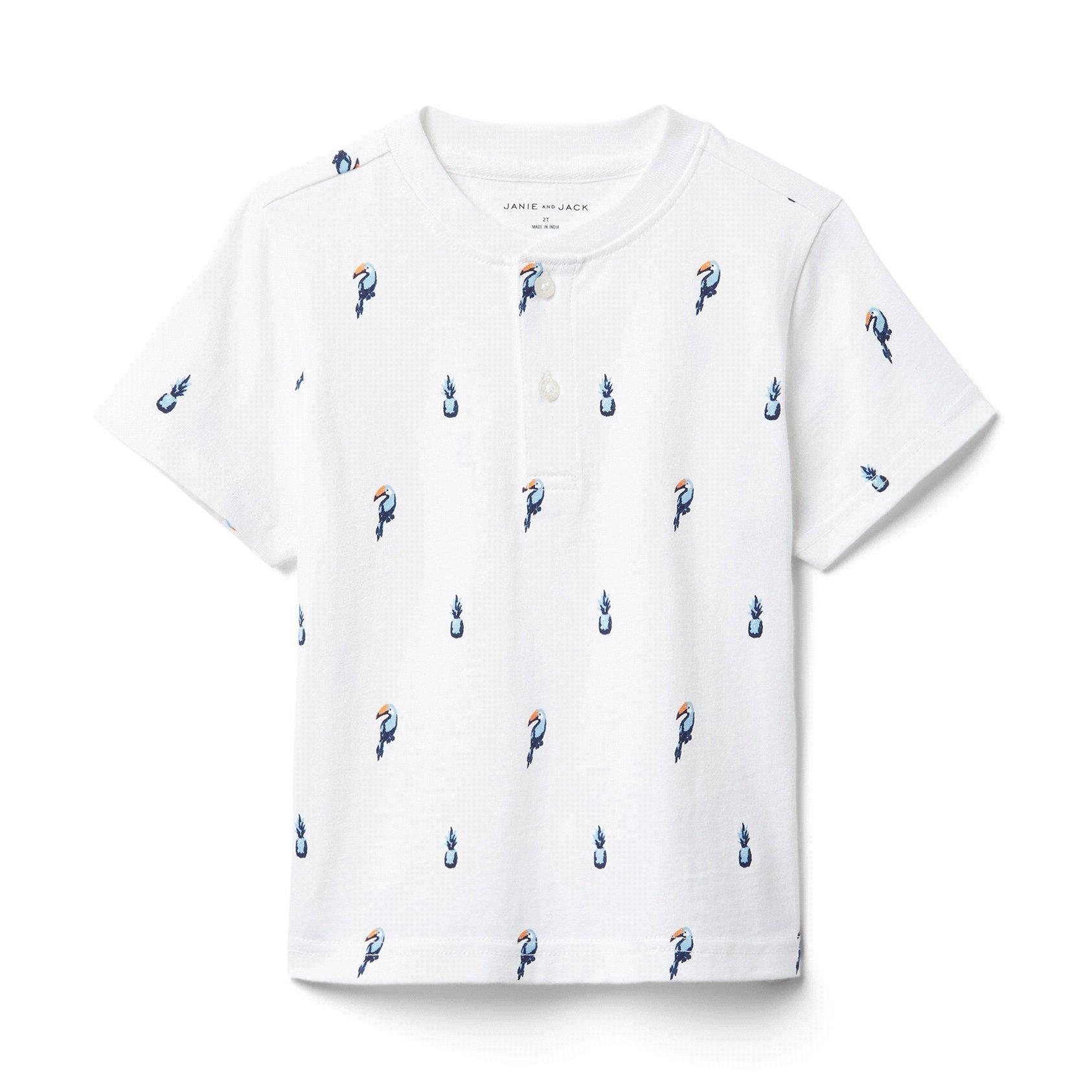 Toucan Henley Tee
