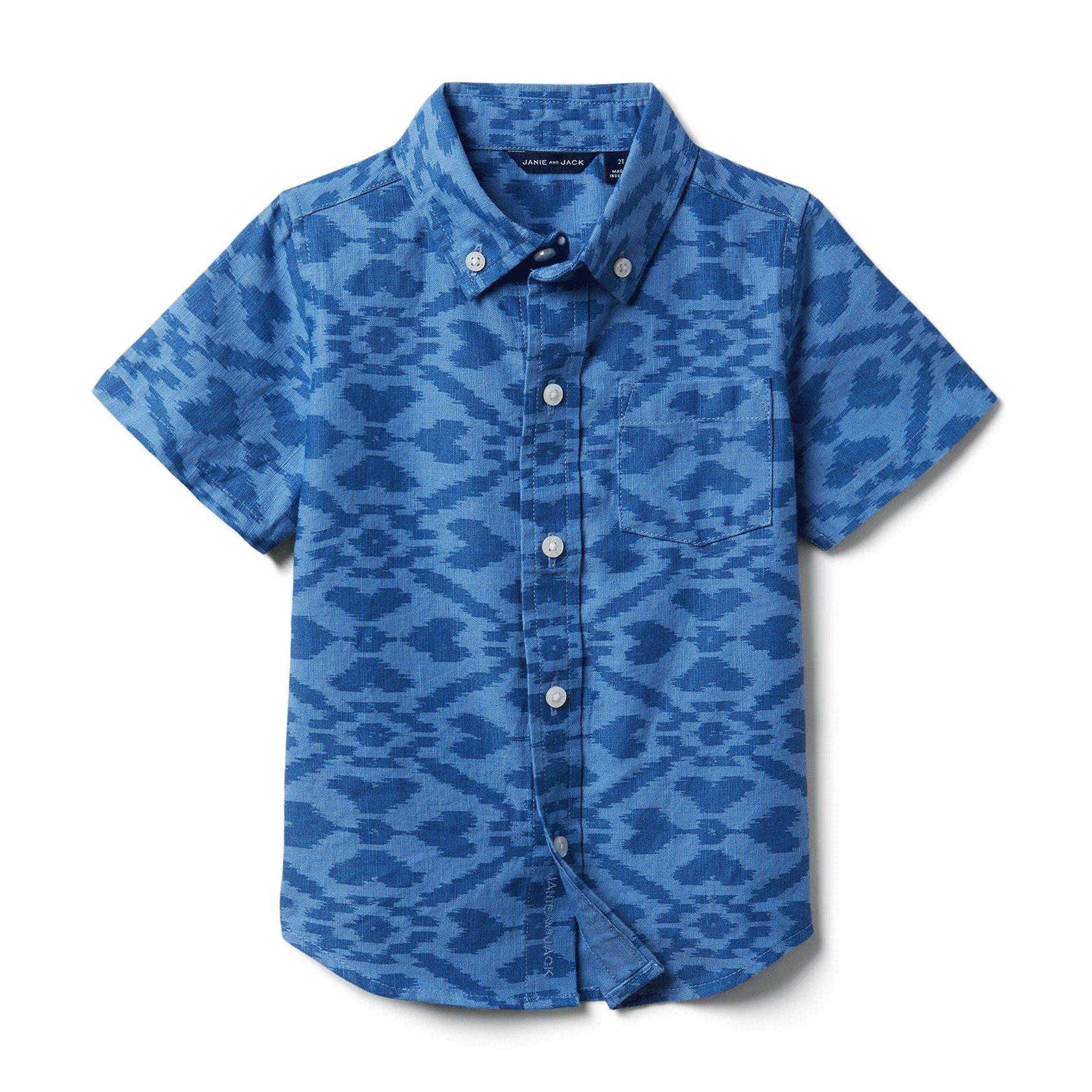 Ikat Linen Top image number 0