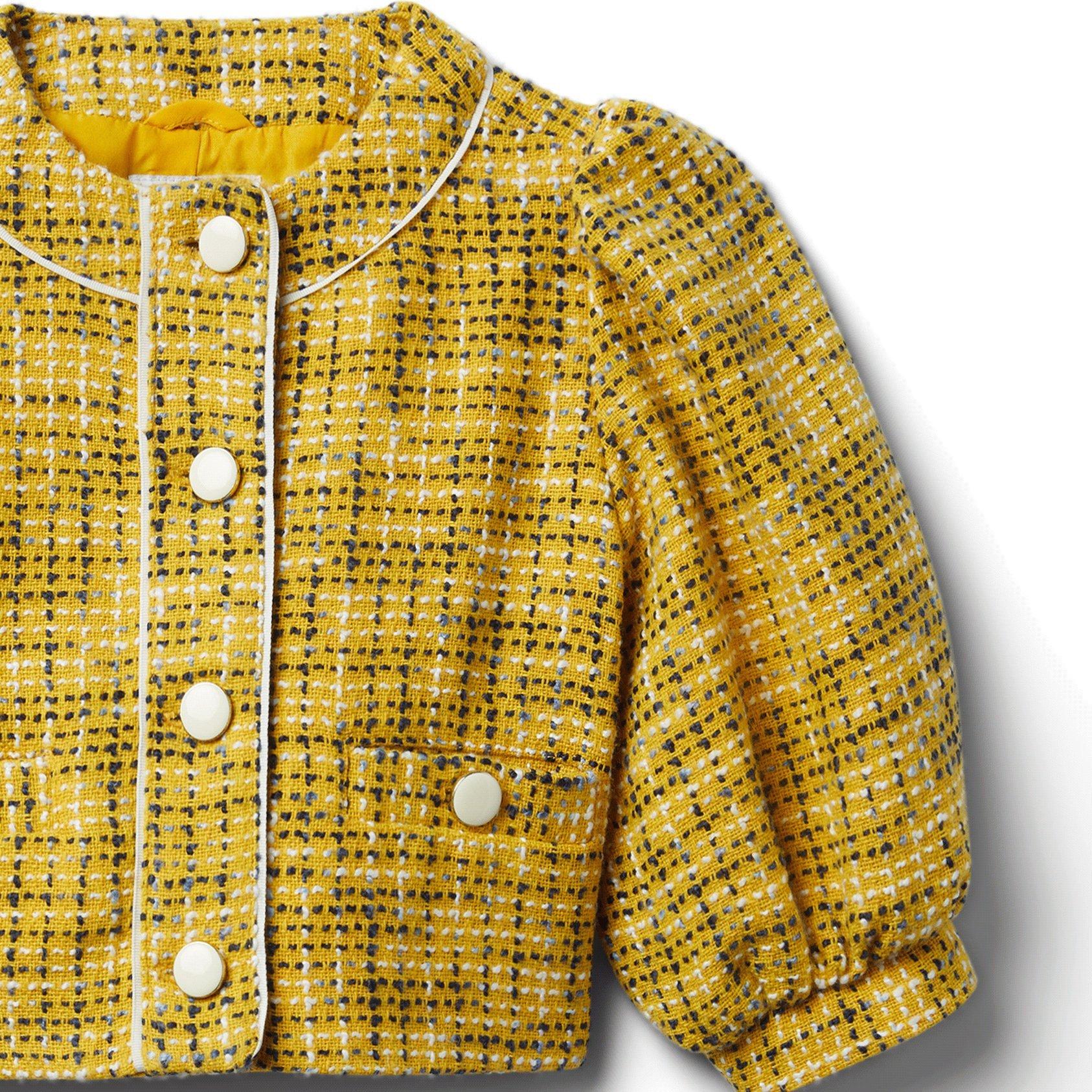 Bouclé Balloon Sleeve Jacket image number 1