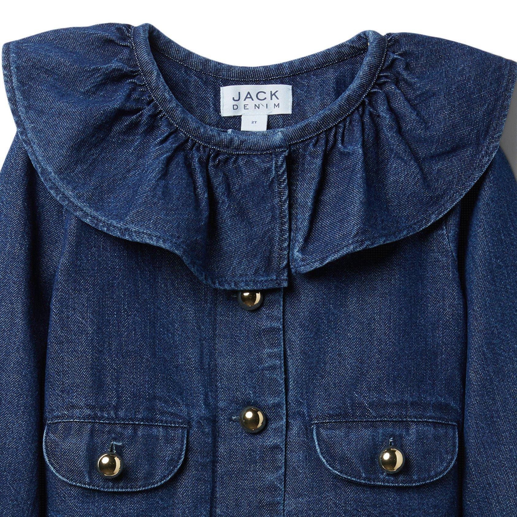 Ruffle Denim Jacket image number 1