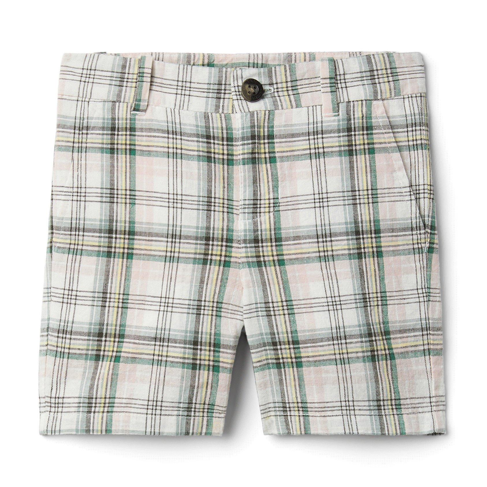 Plaid Linen Short 