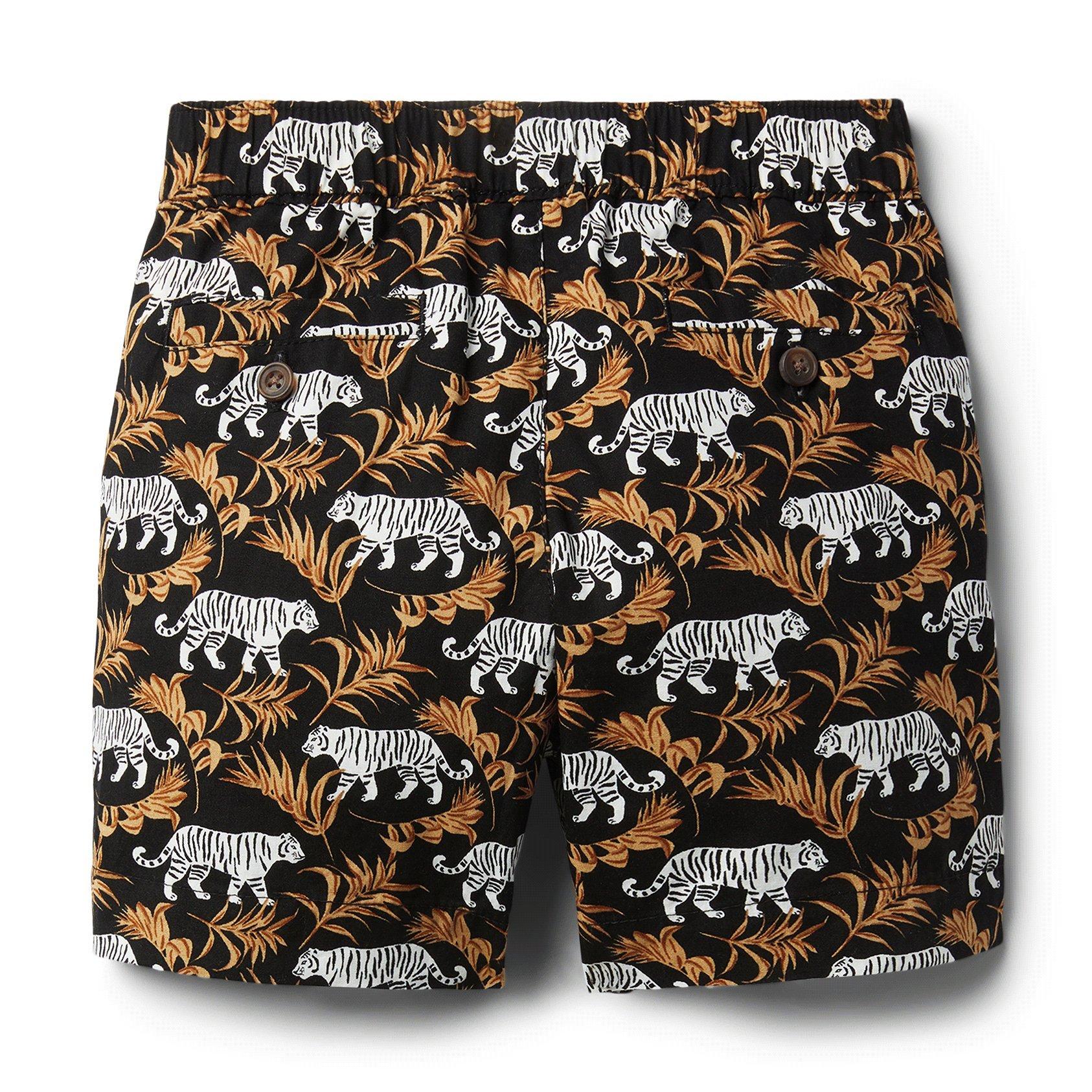 Tiger Poplin Pull-On Short image number 2