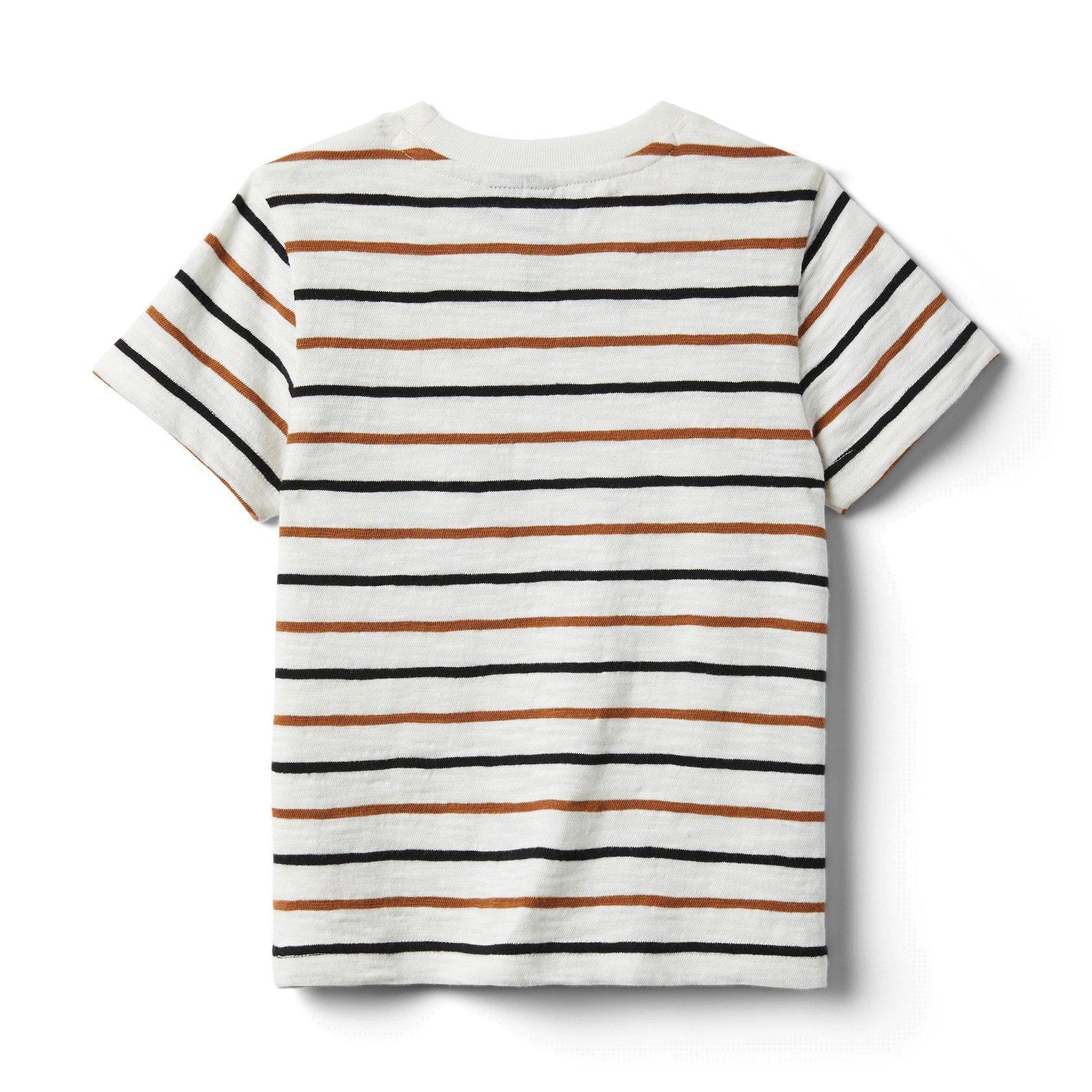 Striped Slub Pocket Tee image number 2