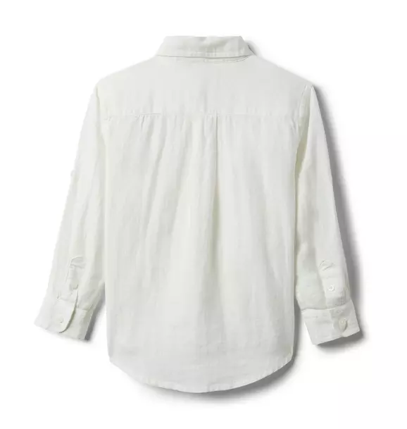 Linen Roll-Cuff Shirt image number 4