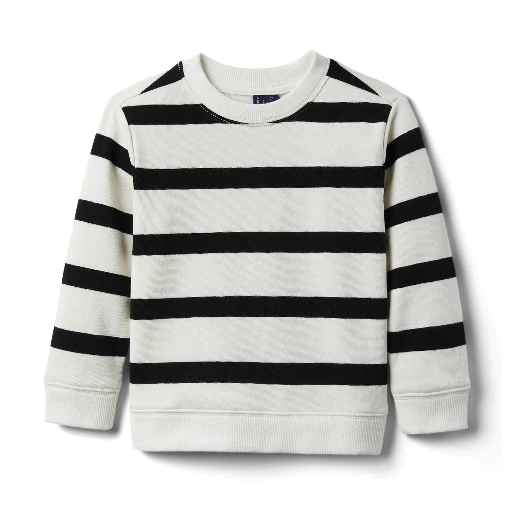 Striped French Terry Sweatshirt