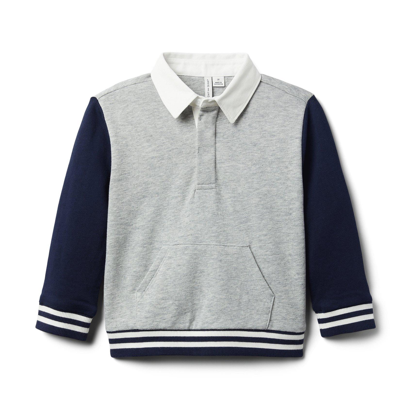 Colorblocked Rugby Sweatshirt 