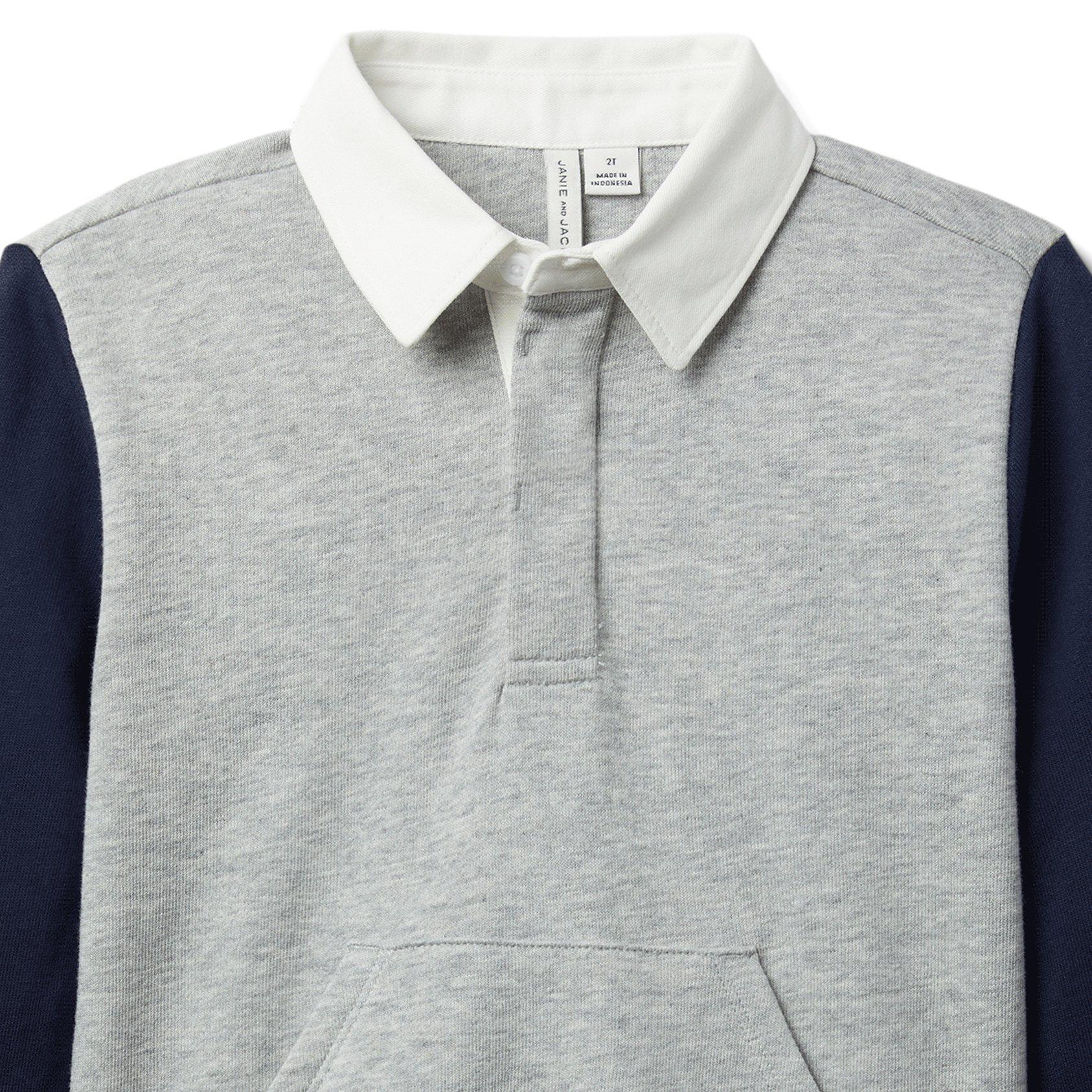Colorblocked Rugby Sweatshirt  image number 1