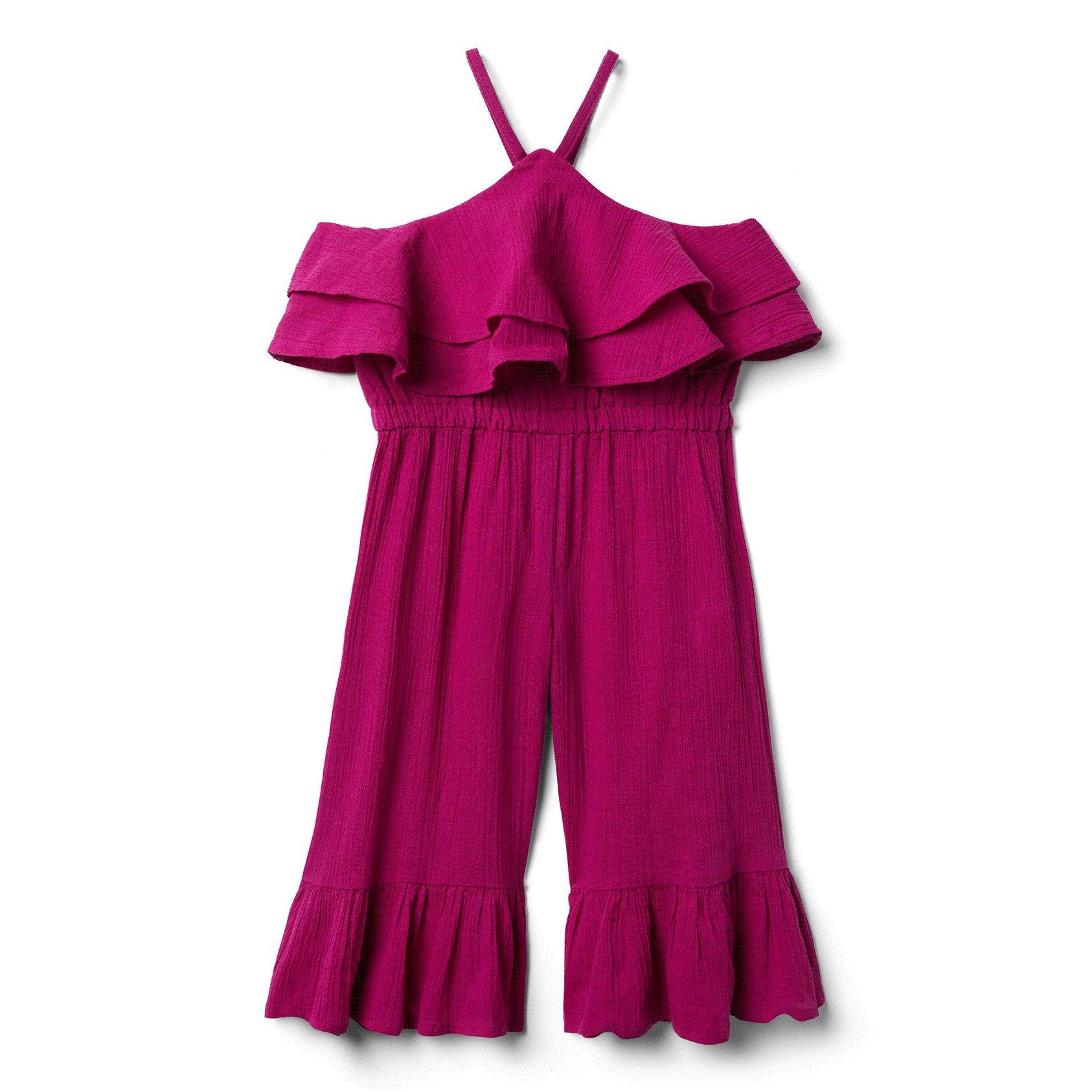 Halter Ruffle Swim Cover-Up  image number 0