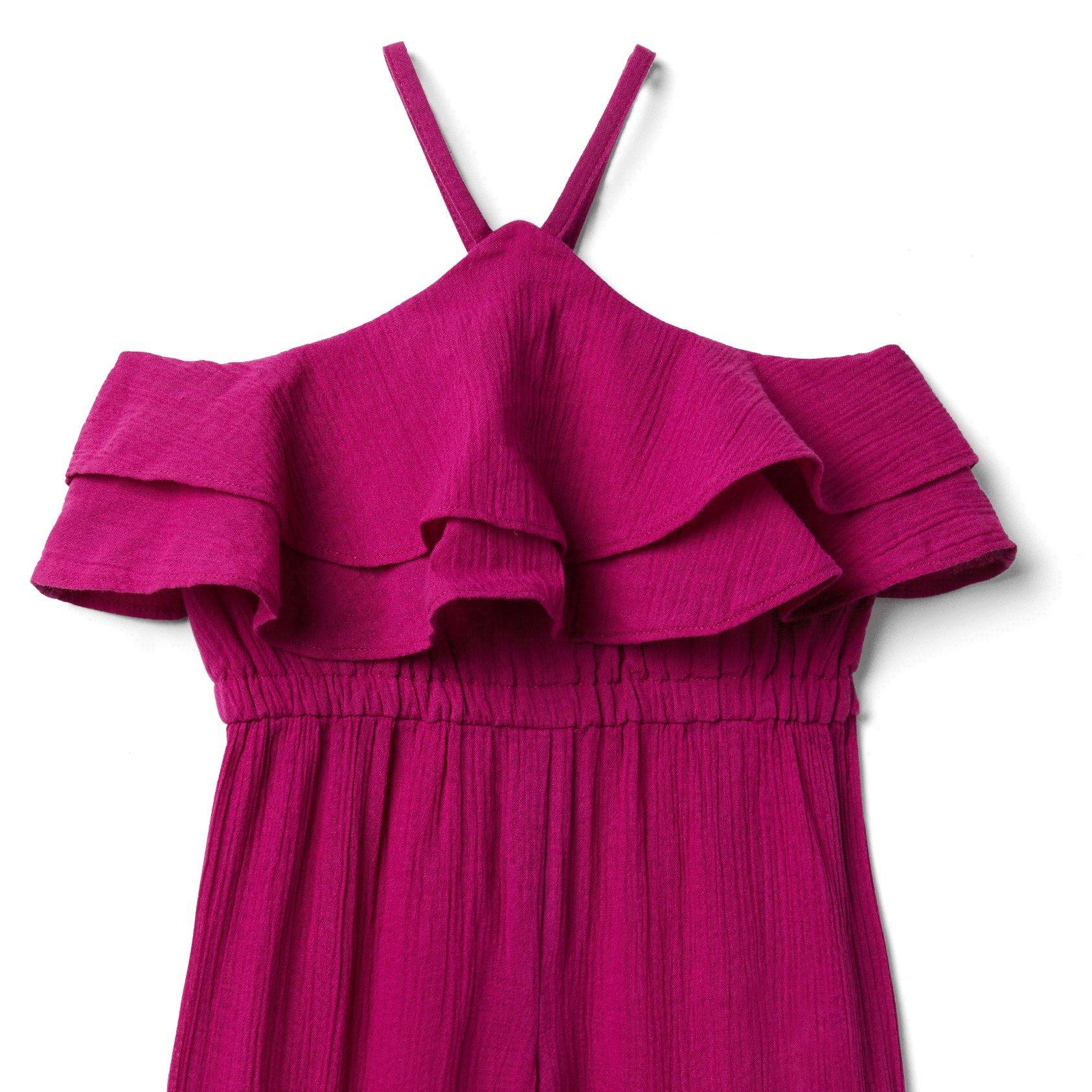 Halter Ruffle Swim Cover-Up  image number 2