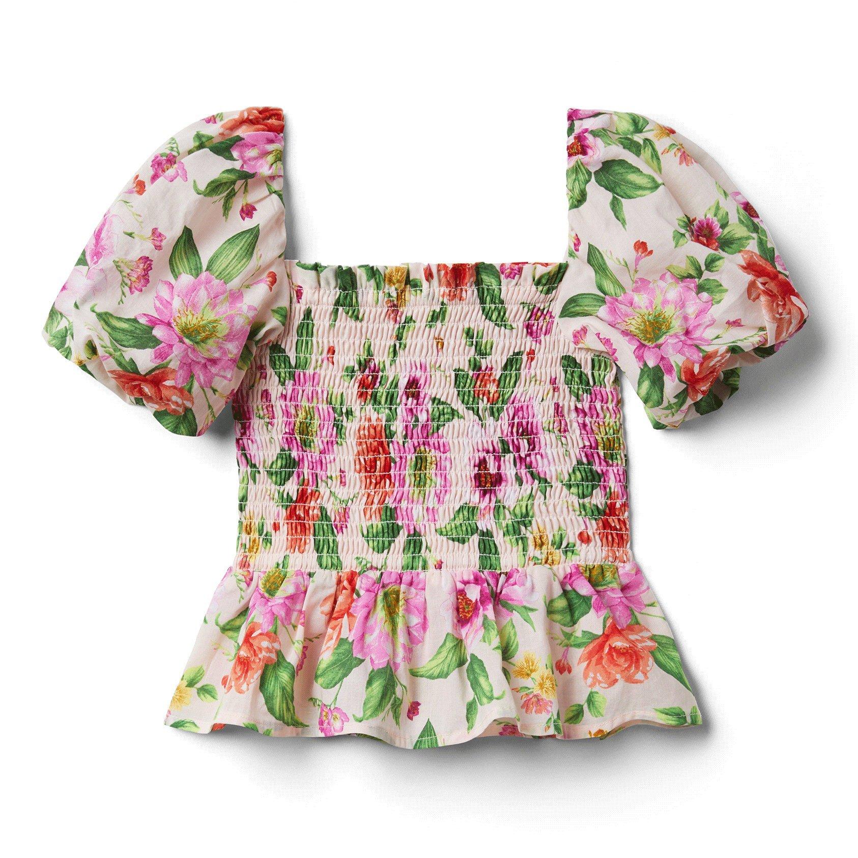 Dahlia Smocked Puff Sleeve Top 