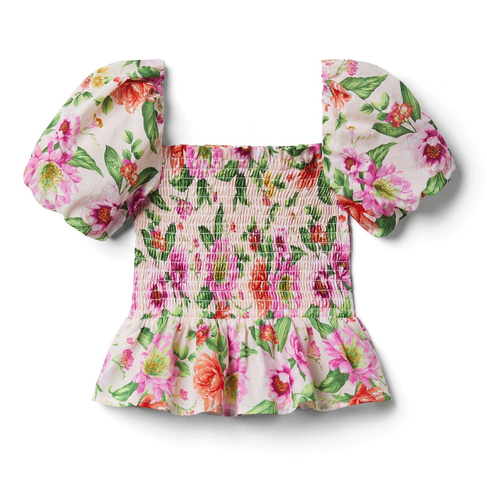 Dahlia Smocked Puff Sleeve Top  image number 3