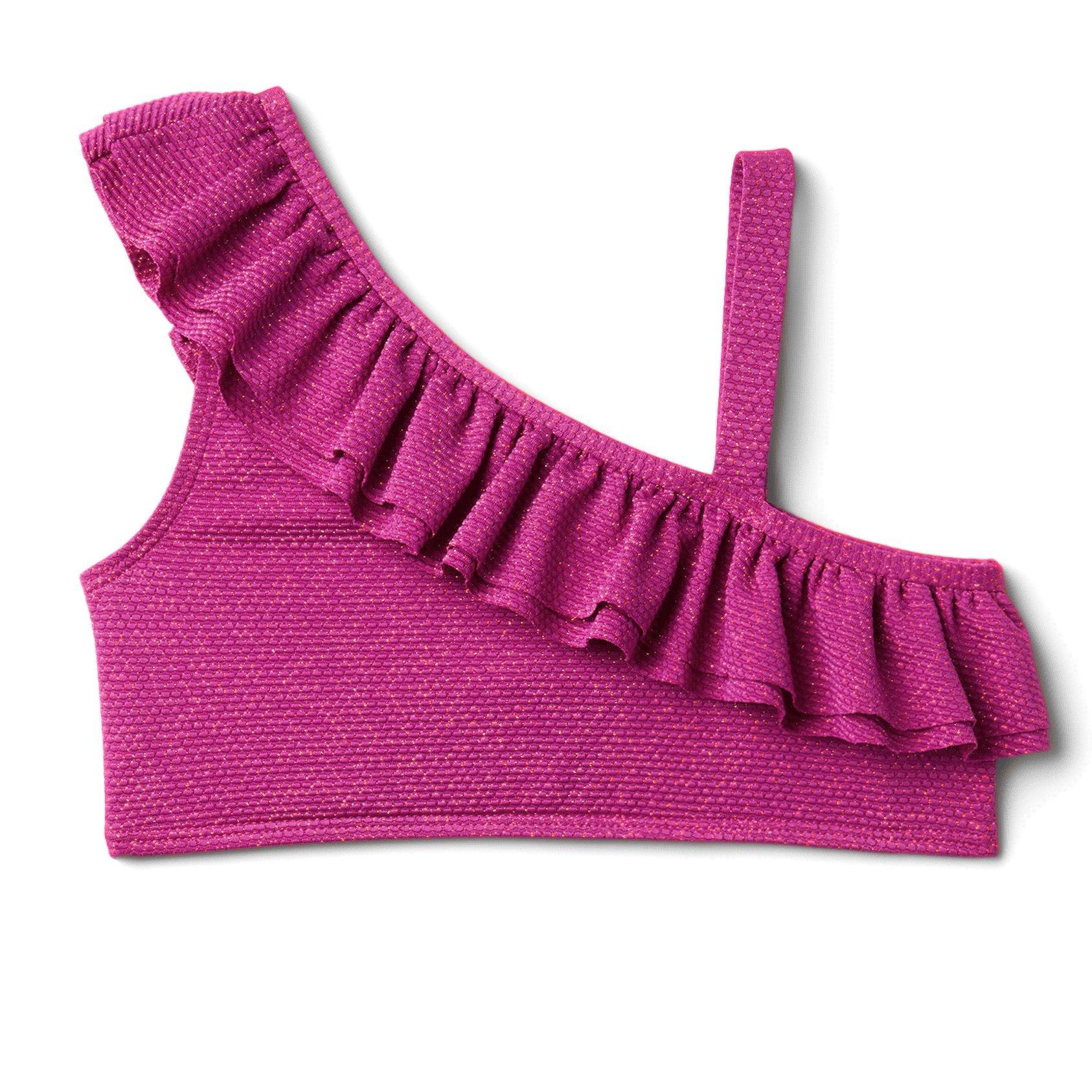 Striped Lurex 2-Piece Swimsuit image number 1