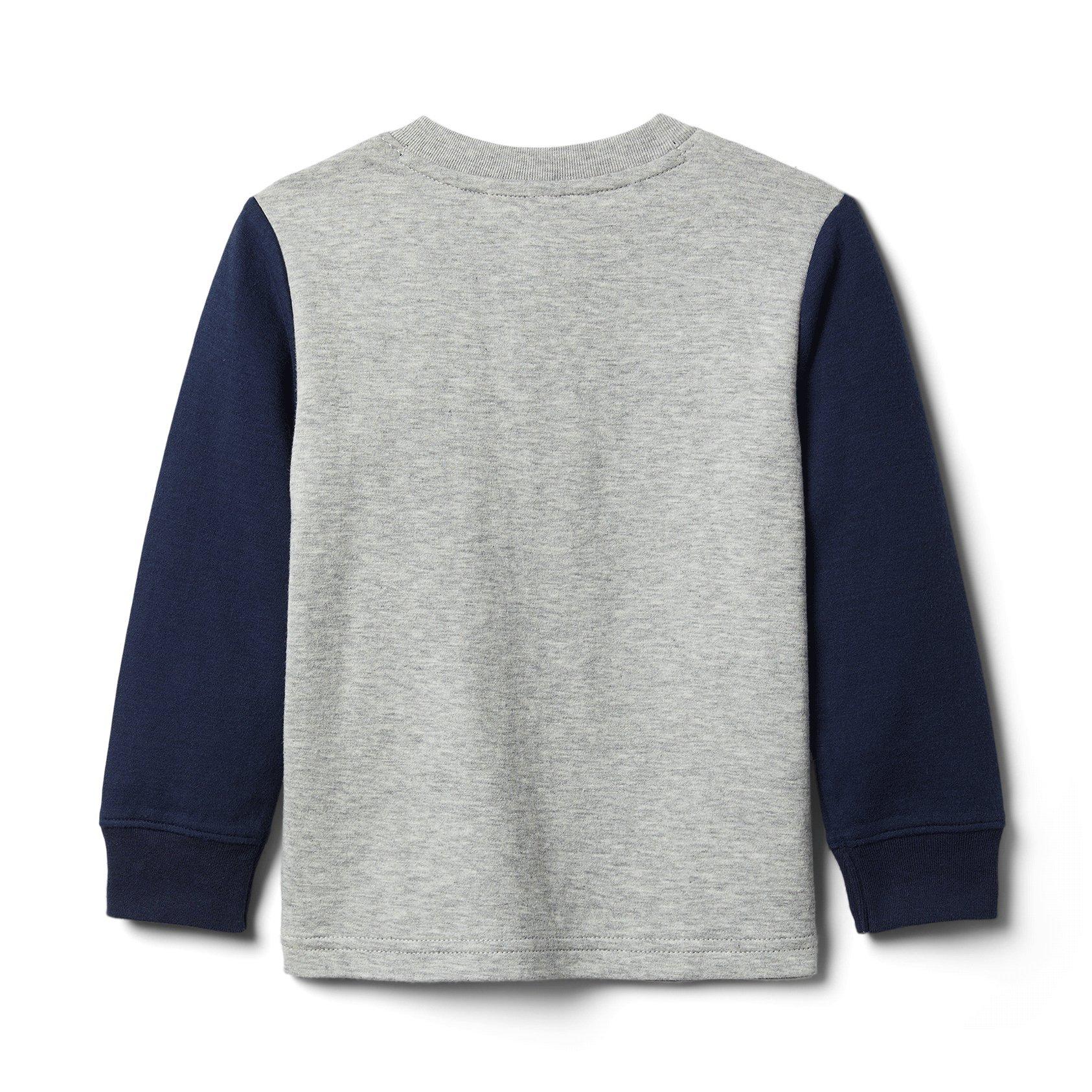 Colorblocked Henley Tee image number 1