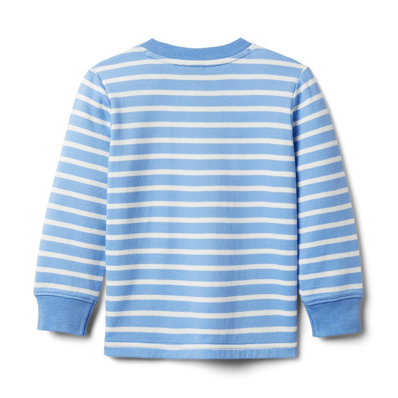Striped Henley Tee image number 1