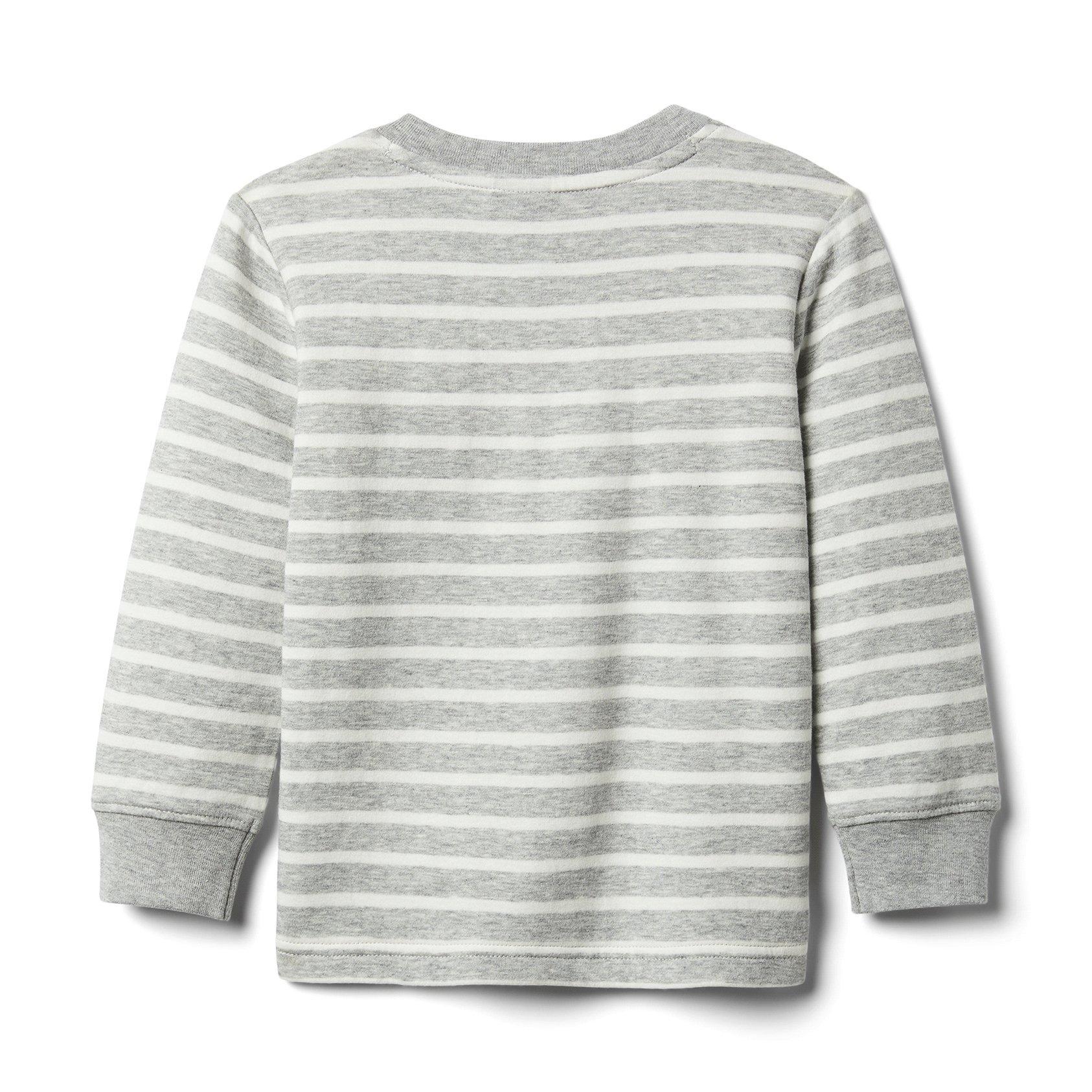 Striped Henley Tee image number 1