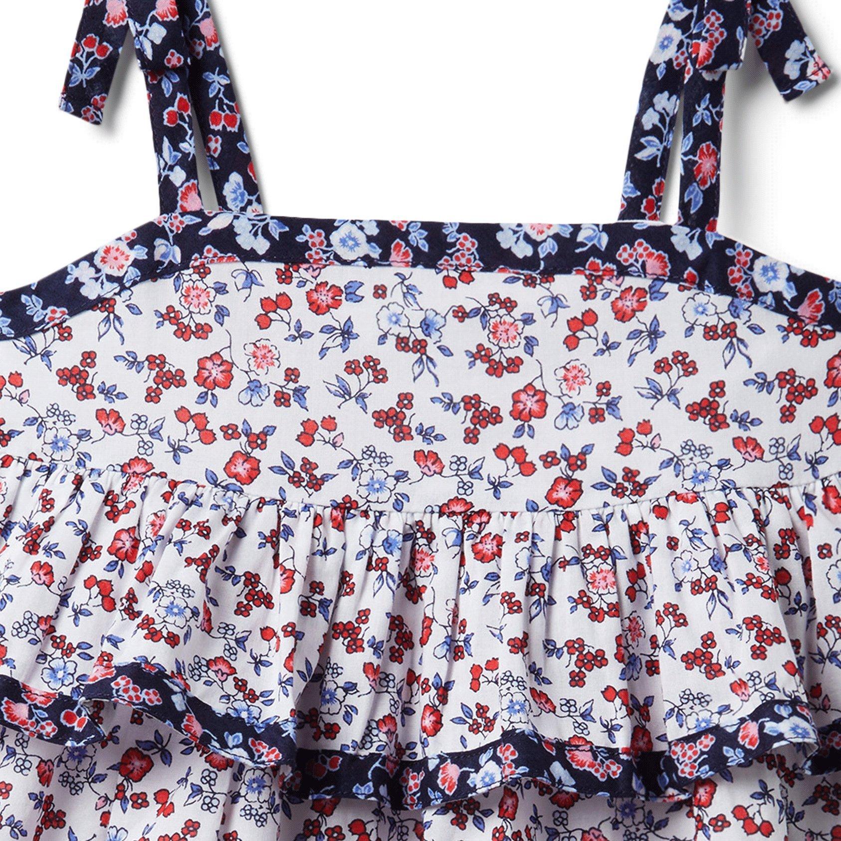 Ditsy Floral Tiered Top image number 4