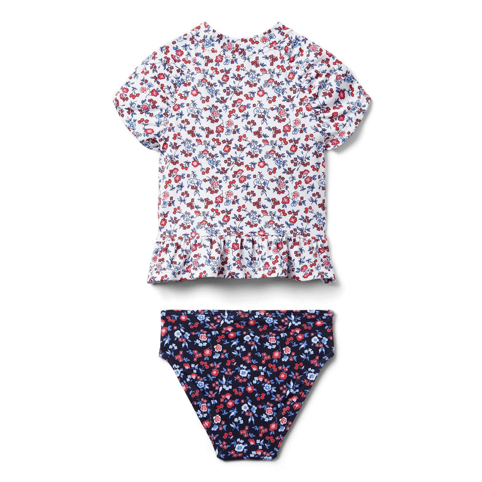 Ditsy Floral Rash Guard Set  image number 2