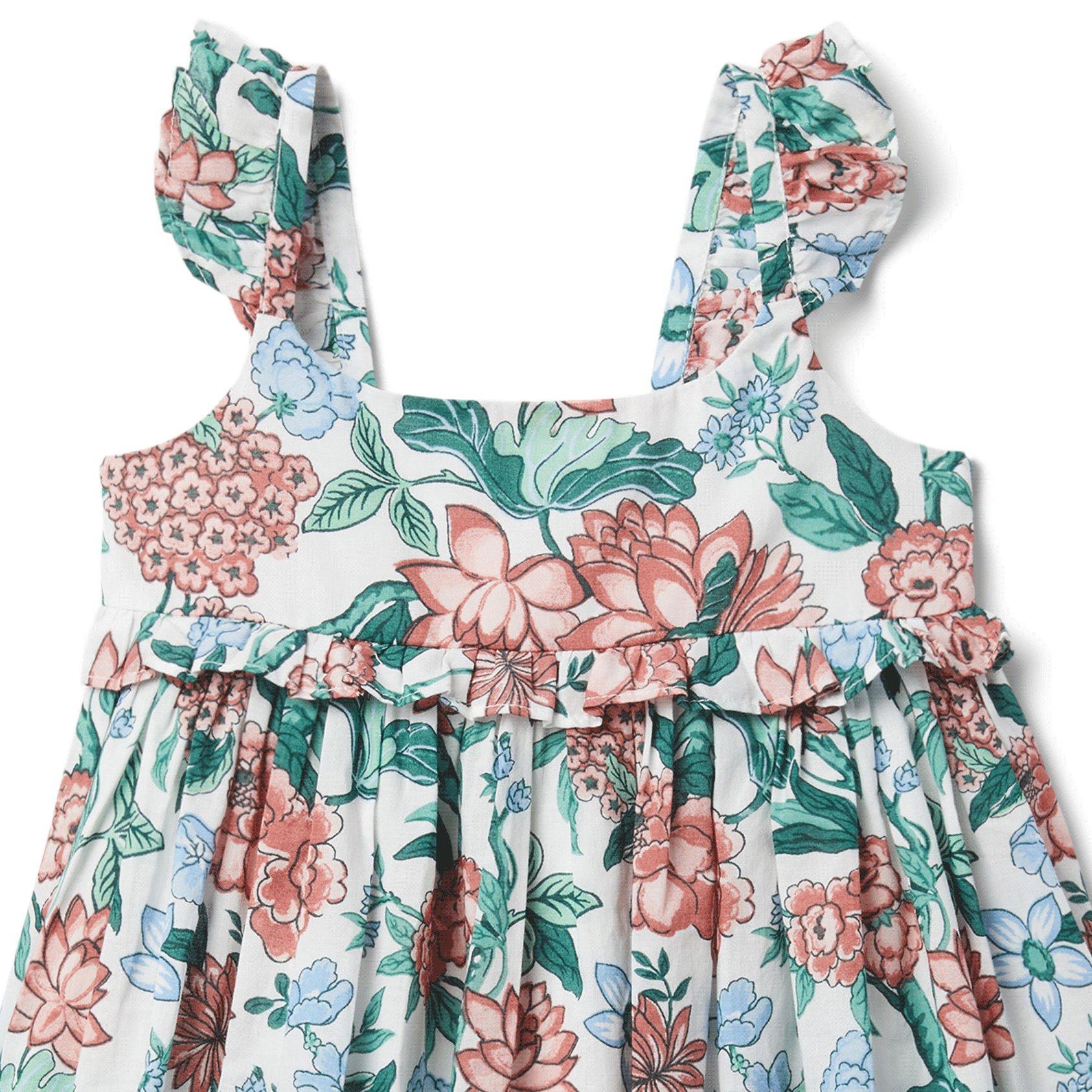 Floral Flutter Strap Dress image number 2