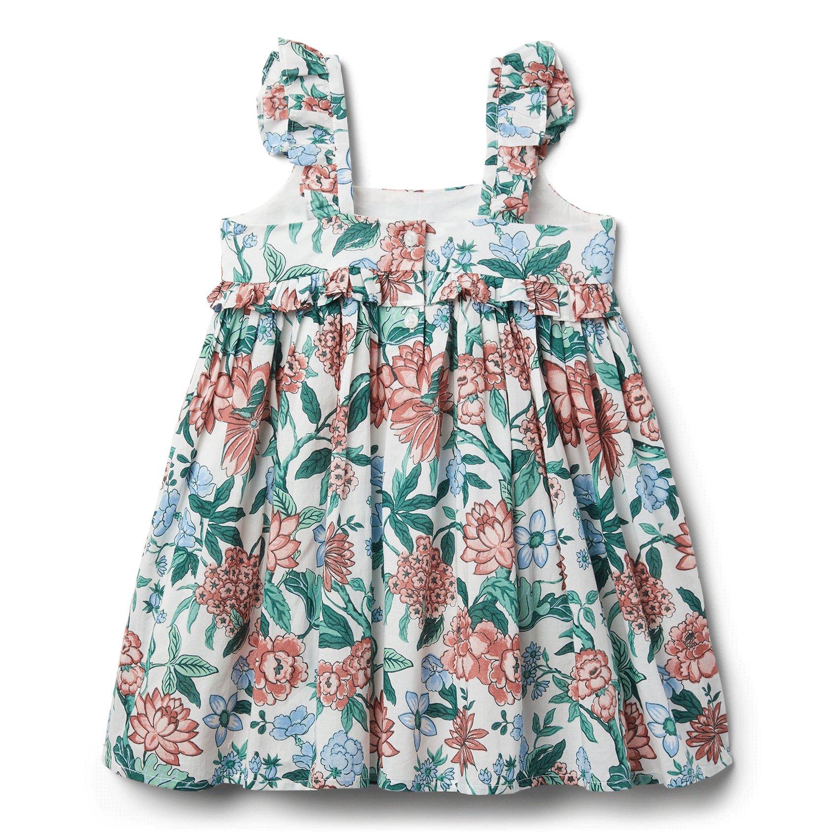 Floral Flutter Strap Dress image number 4