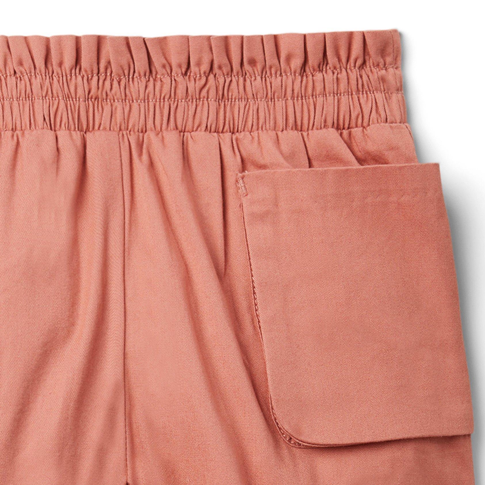 Patch Pocket Smocked Short  image number 1