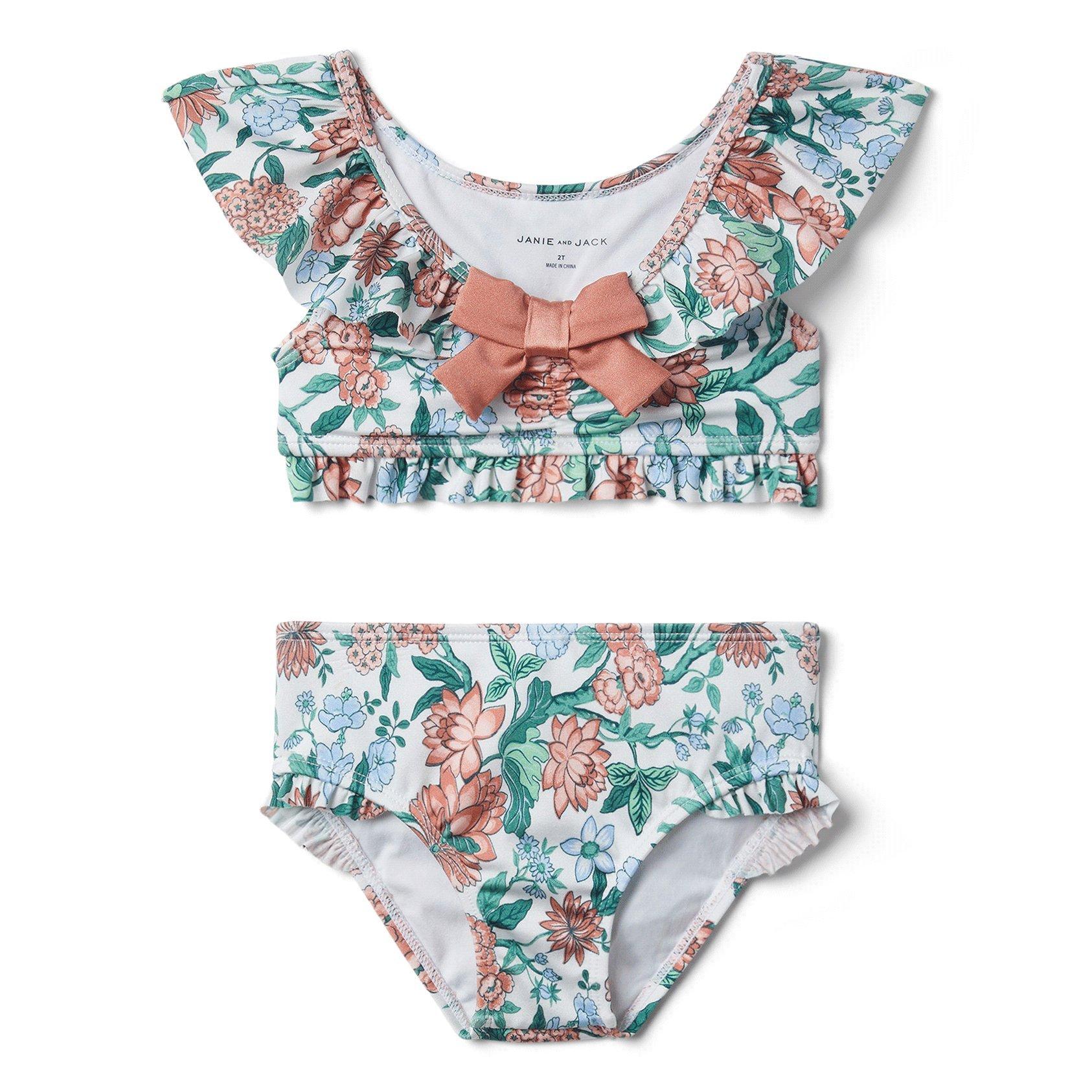 Floral Bow 2-Piece Swimsuit image number 0