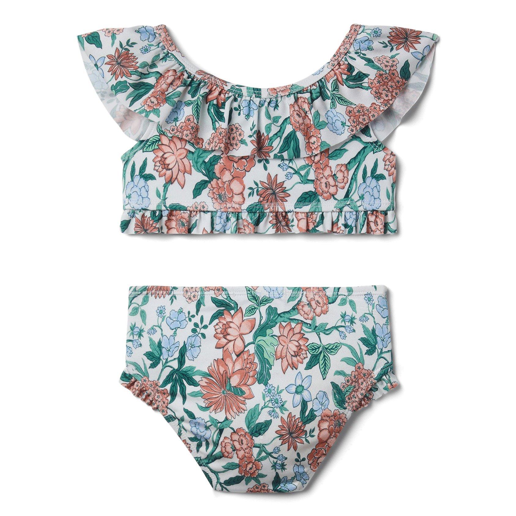 Floral Bow 2-Piece Swimsuit image number 4