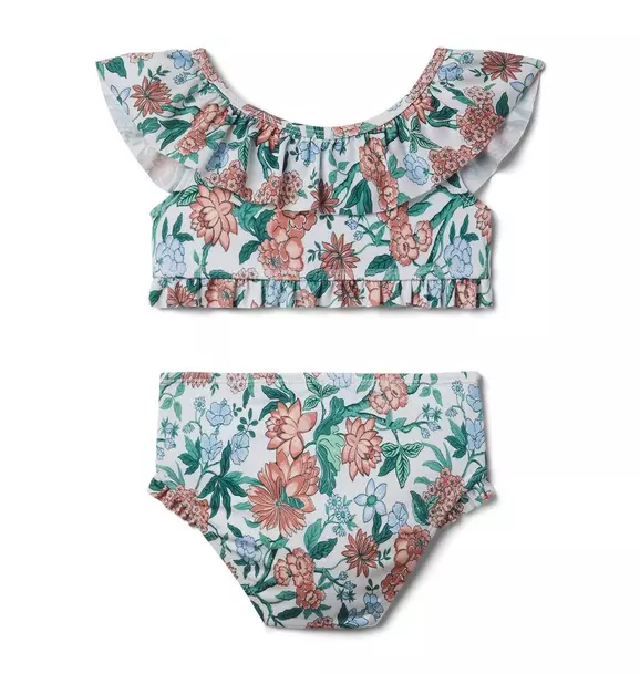Floral Bow 2-Piece Swimsuit image number 4