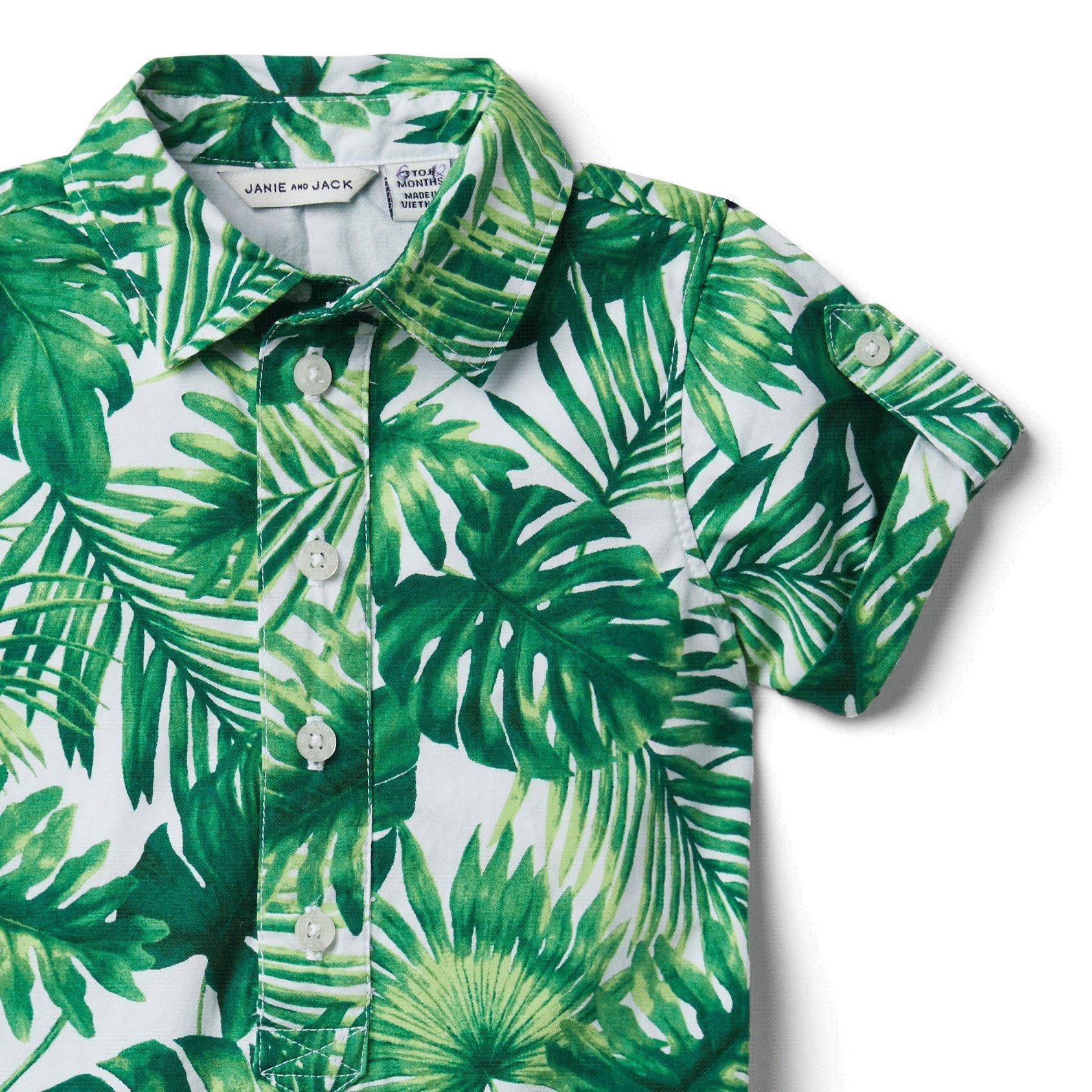 Baby Palm Romper image number 1