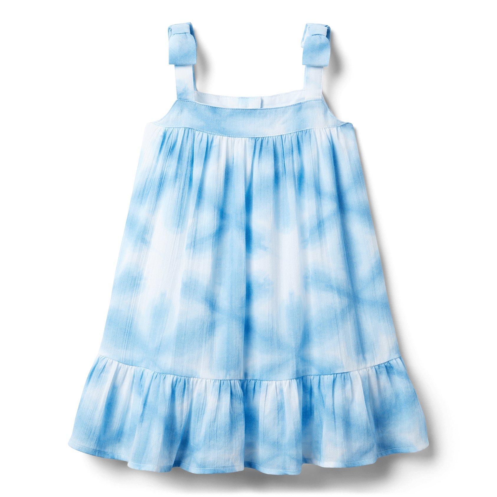 Shibori Bow Strap Dress