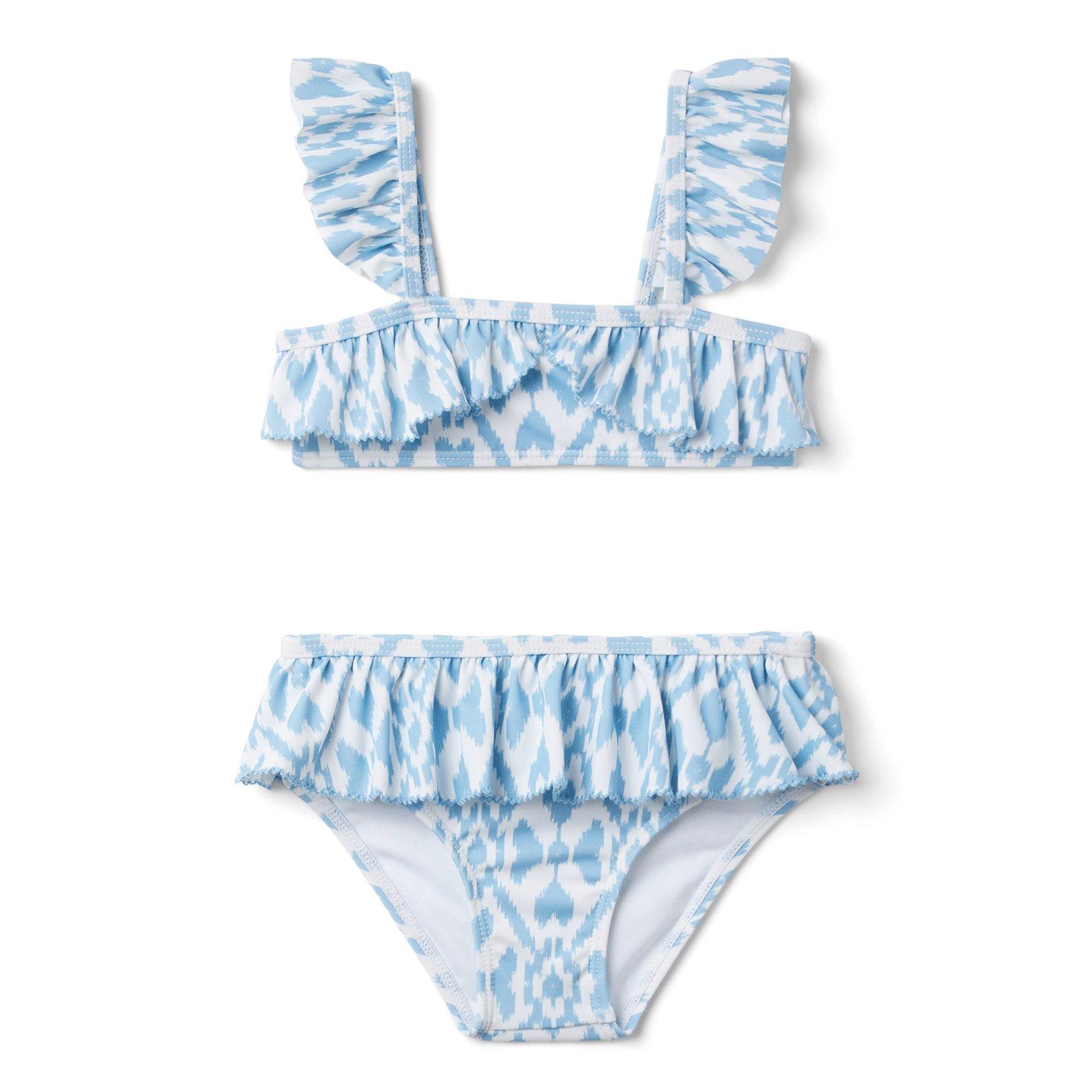 Ikat Ruffle 2-Piece Swimsuit  image number 0