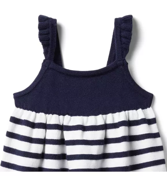 Baby Striped Sweater Matching Set  image number 1