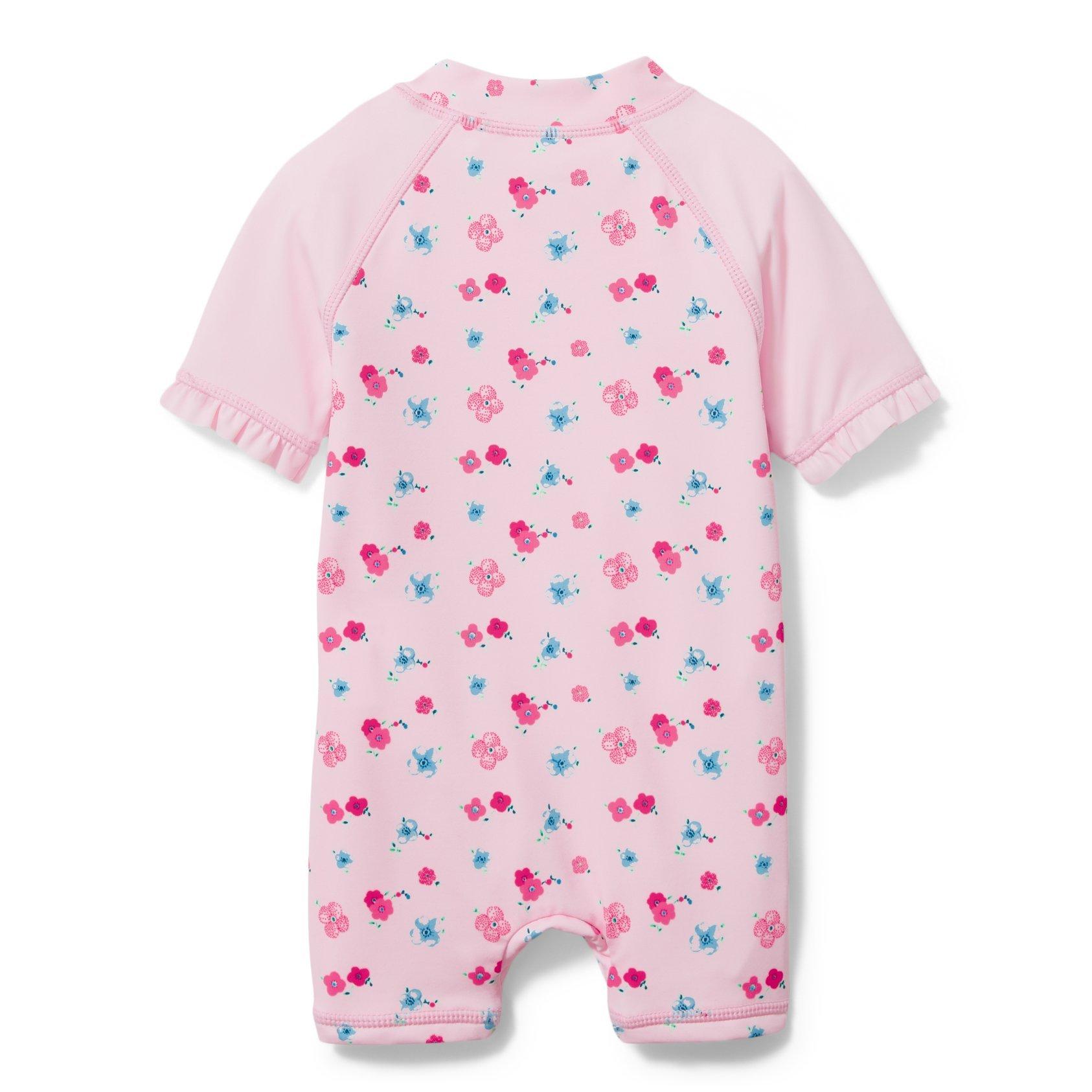 Baby Ditsy Floral Rash Guard Swimsuit image number 2