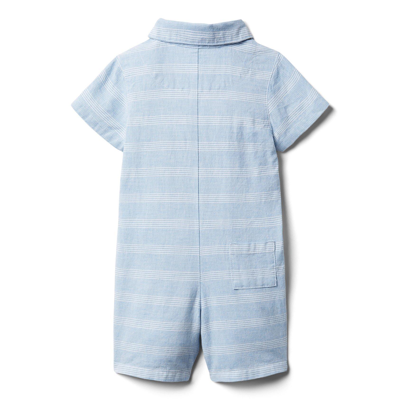 Baby Striped Romper  image number 2