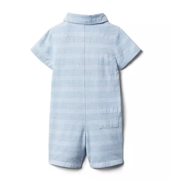 Baby Striped Romper  image number 2