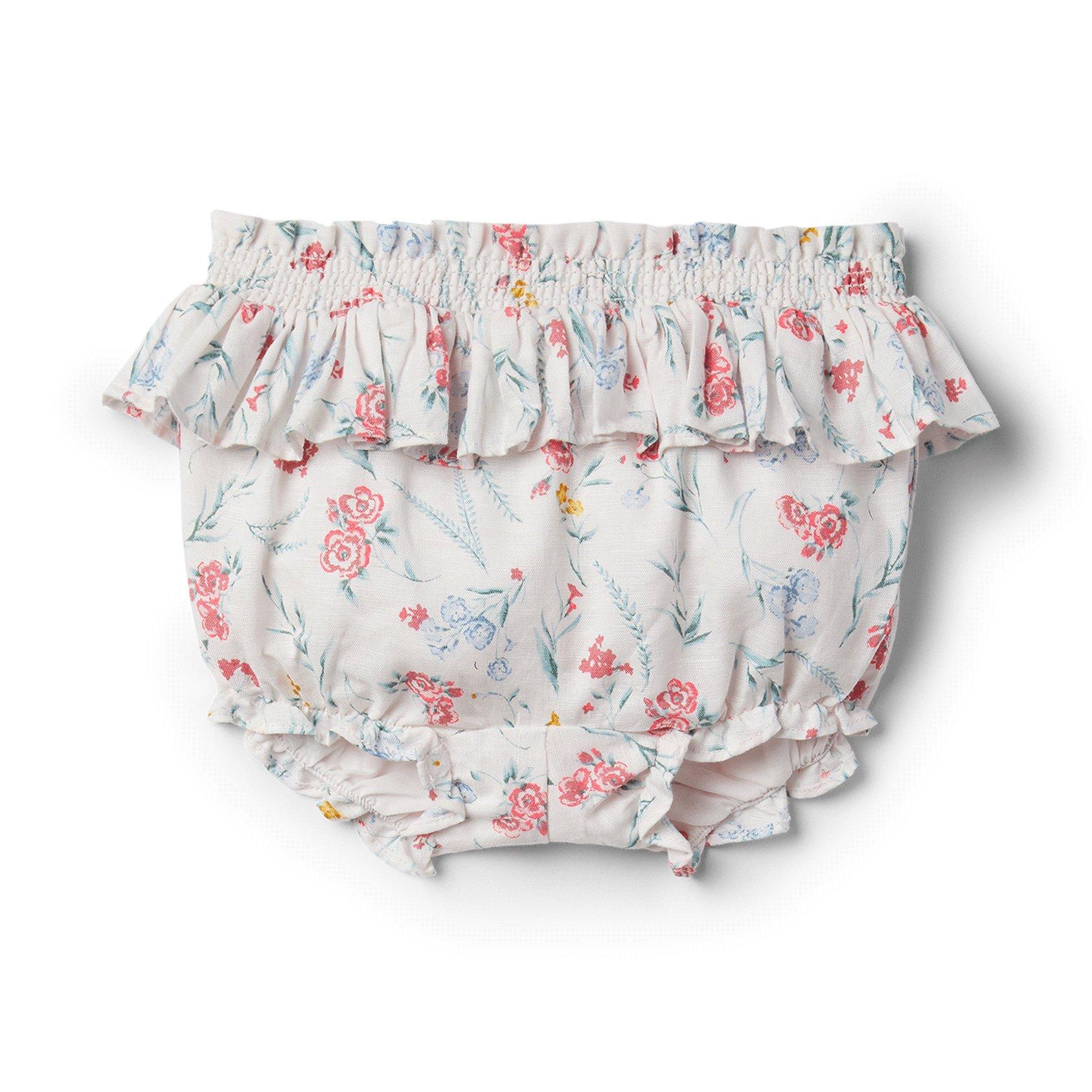 Baby Floral Ruffle Bloomers image number 0