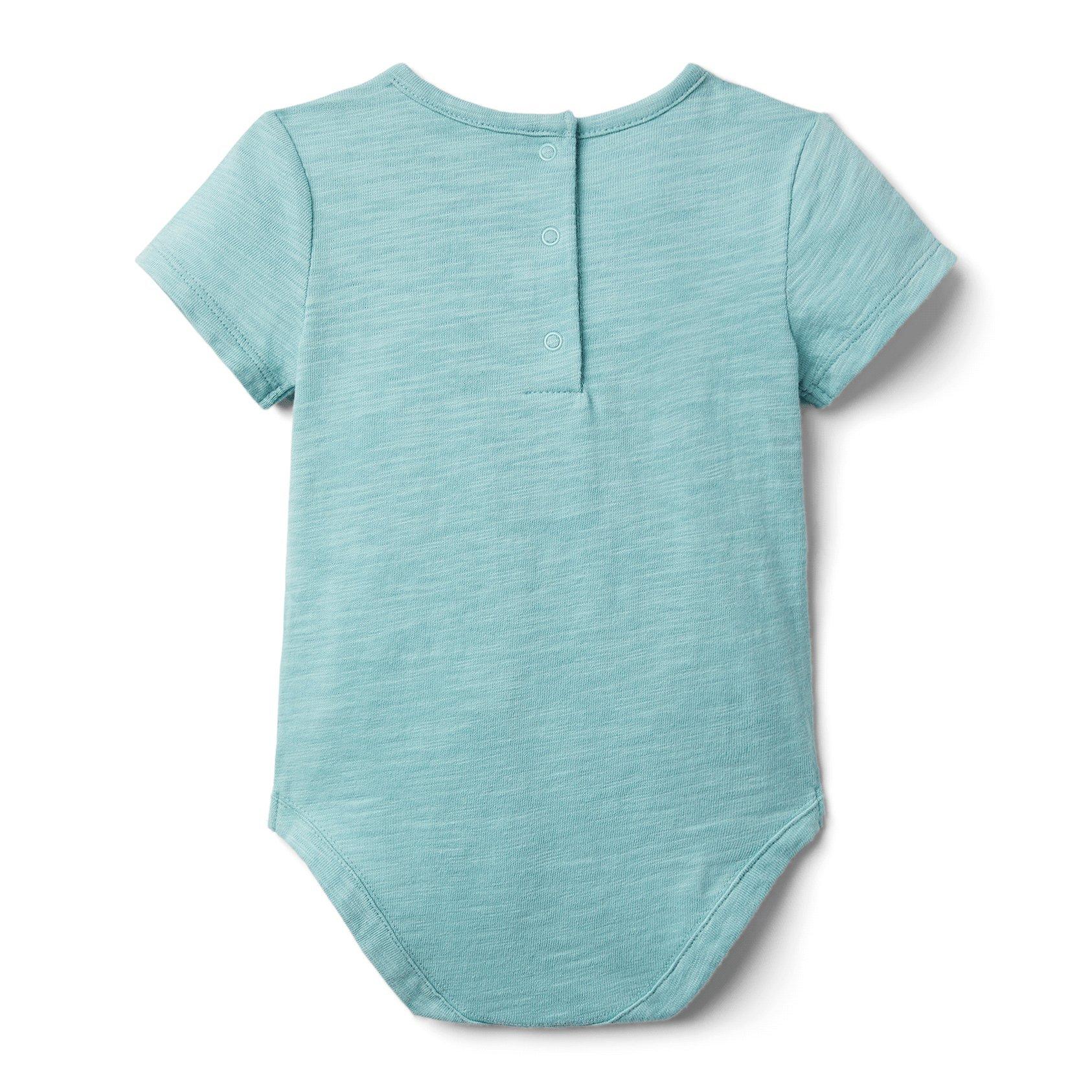 Baby Embroidered Camel Bodysuit image number 2