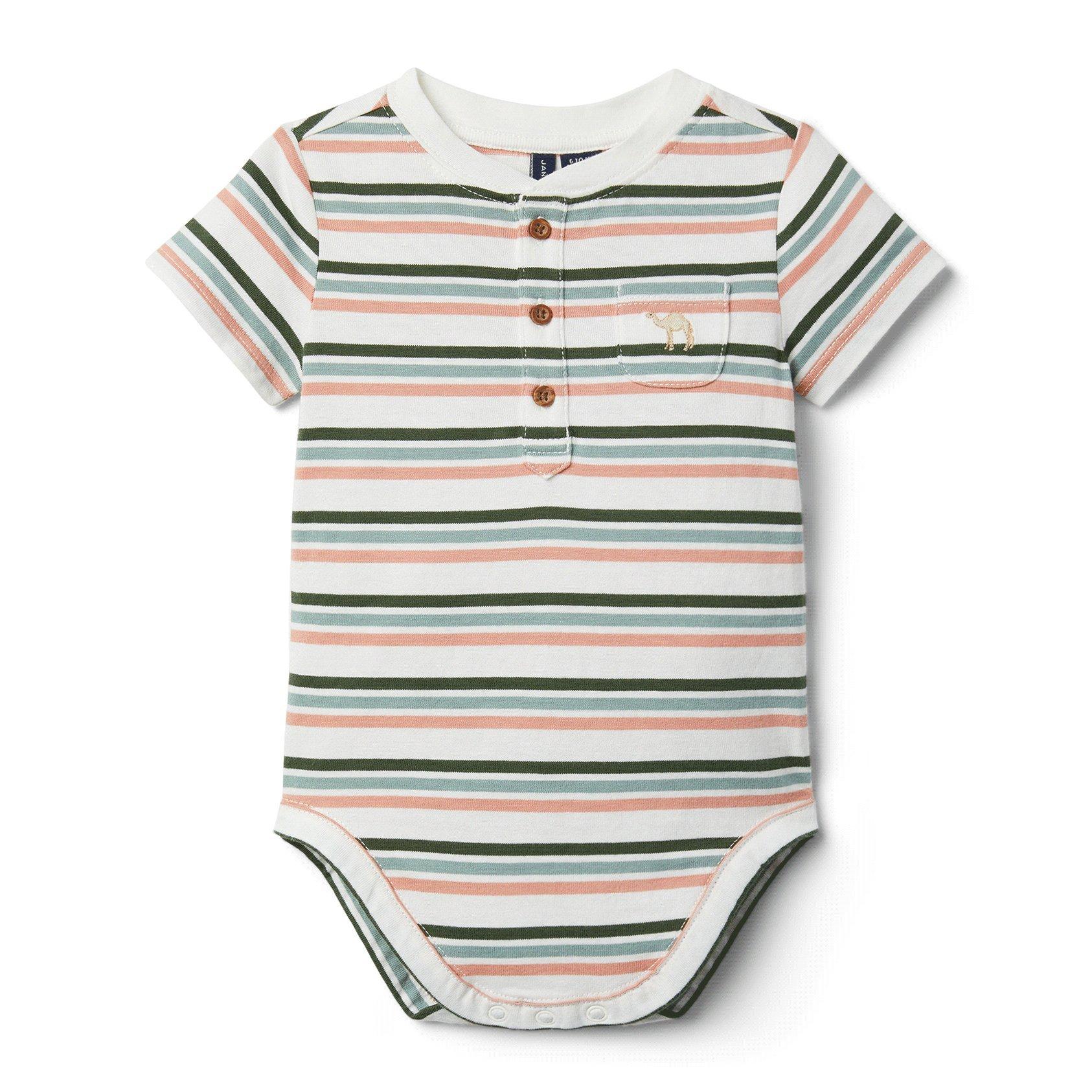 Baby Striped Bodysuit image number 0