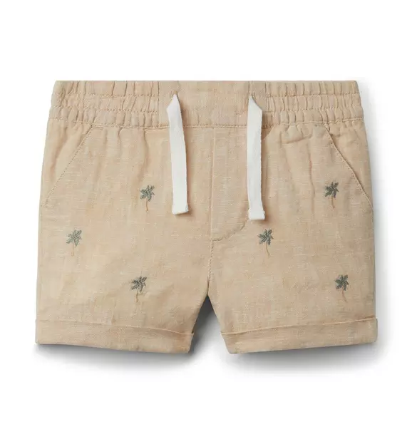 Baby Embroidered Palm Short