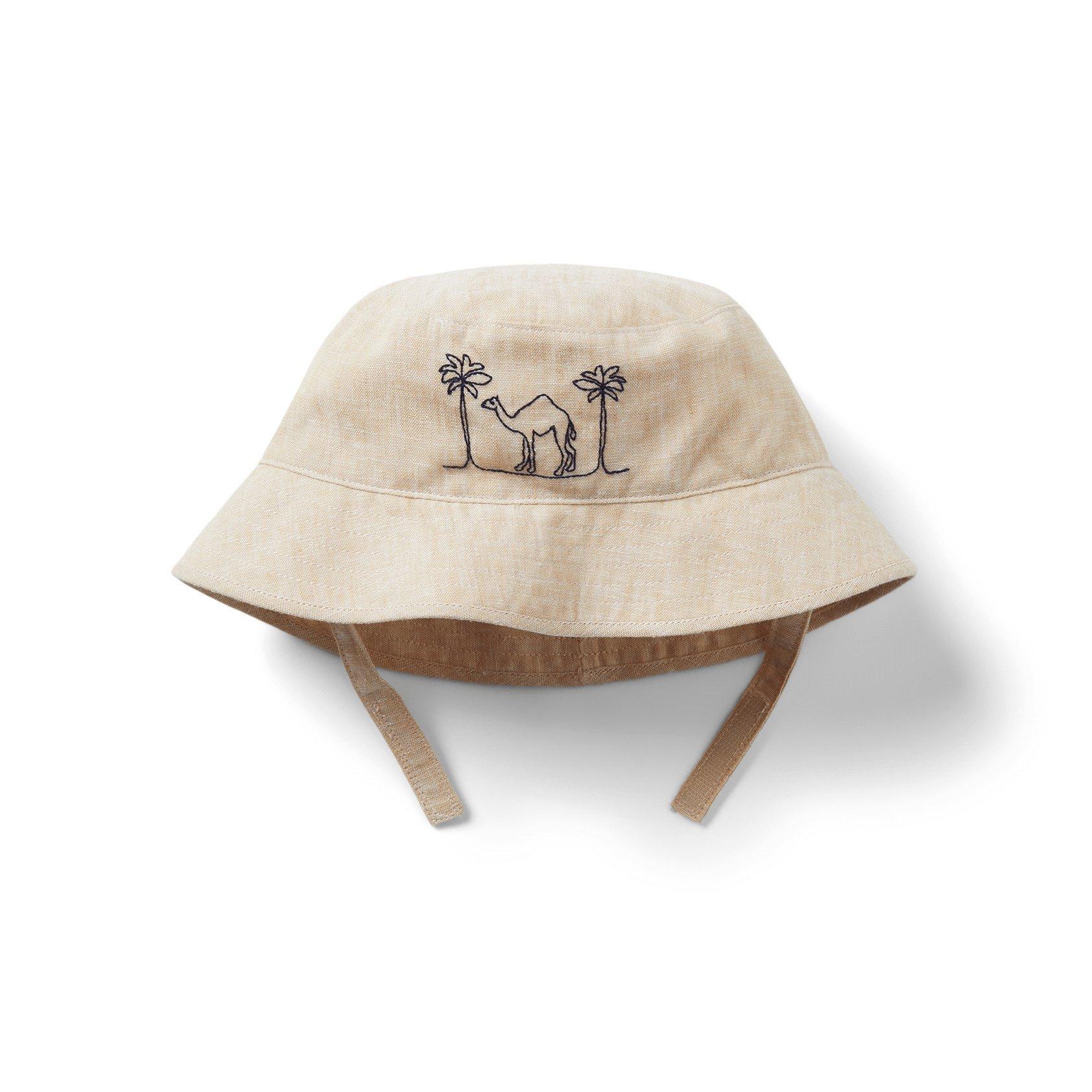 Baby Embroidered Camel Bucket Hat