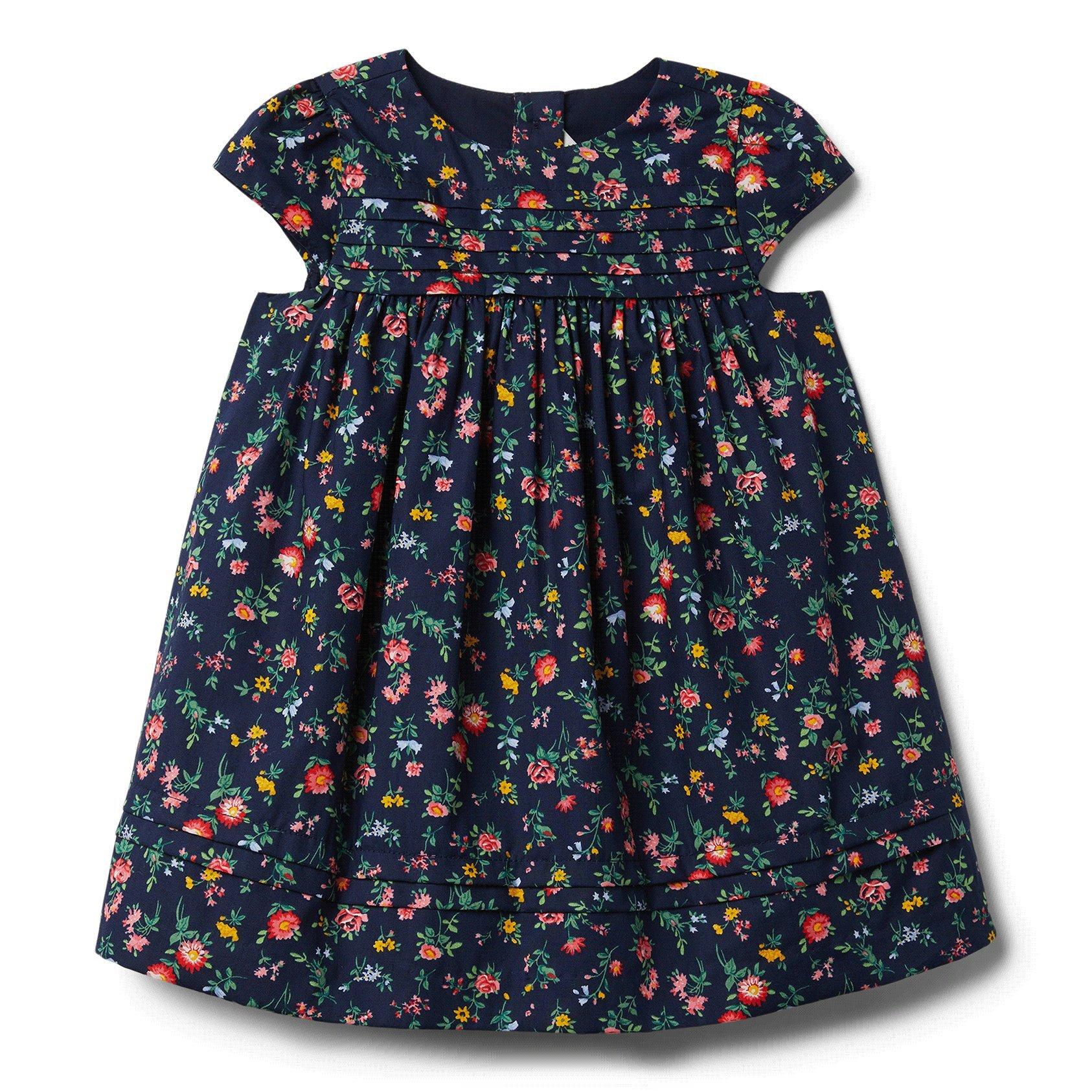 Baby Floral Pleated Dress  image number 0